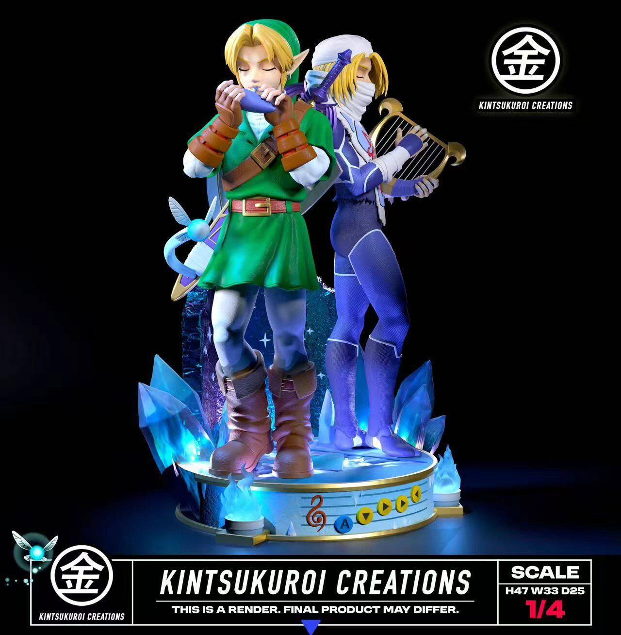 KINTSUKUROI CREATIONS - LINK & SHEIK DIORAMA 1/6