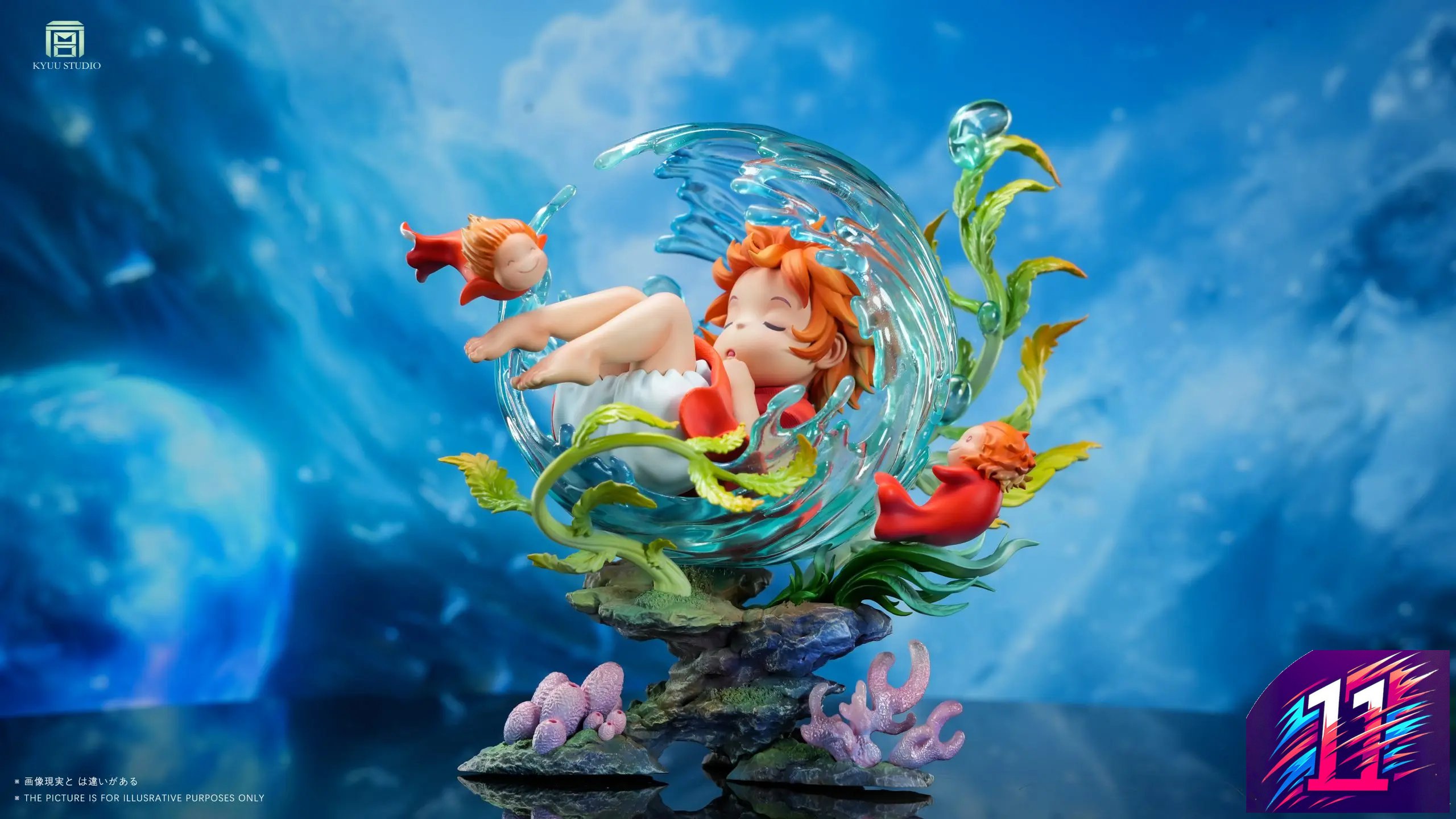 KYUU Studio - Hayao Miyazaki Whisper of Nature Series #2 Sleeping Ponyo Ponyo on the Cliff