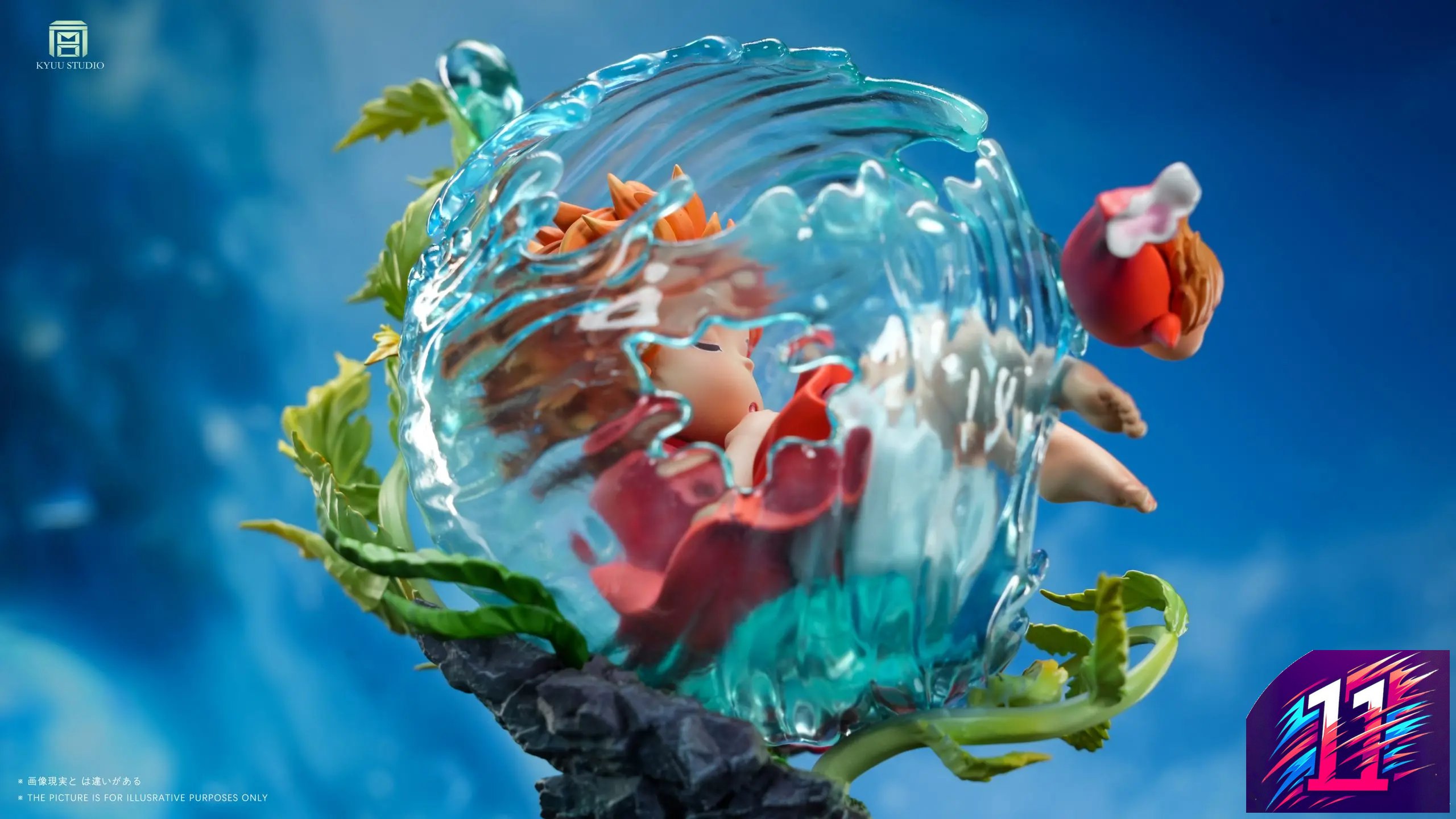 KYUU Studio - Hayao Miyazaki Whisper of Nature Series #2 Sleeping Ponyo Ponyo on the Cliff