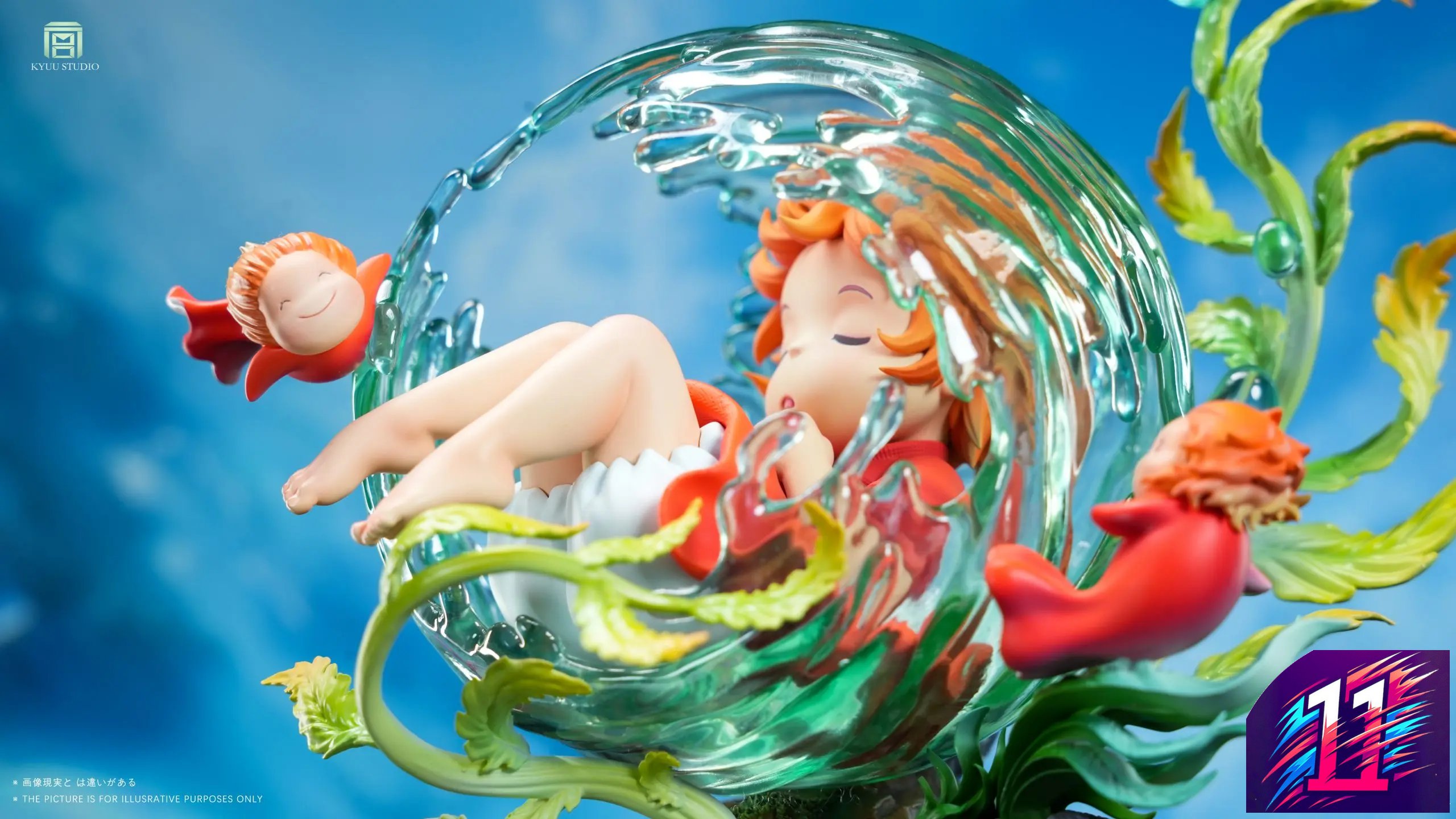 KYUU Studio - Hayao Miyazaki Whisper of Nature Series #2 Sleeping Ponyo Ponyo on the Cliff