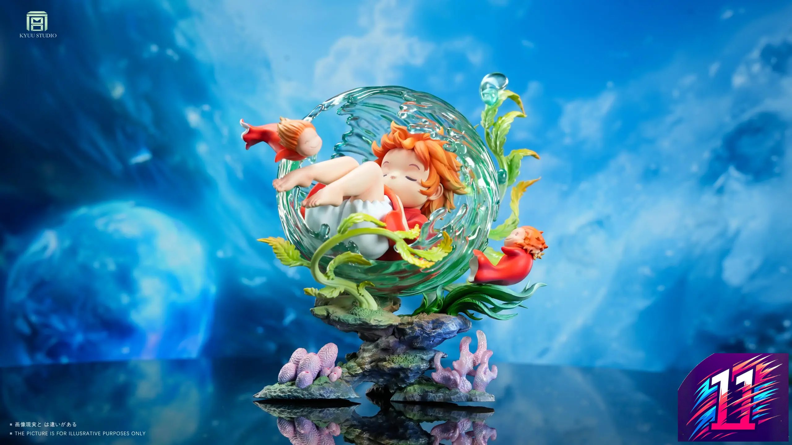 KYUU Studio - Hayao Miyazaki Whisper of Nature Series #2 Sleeping Ponyo Ponyo on the Cliff