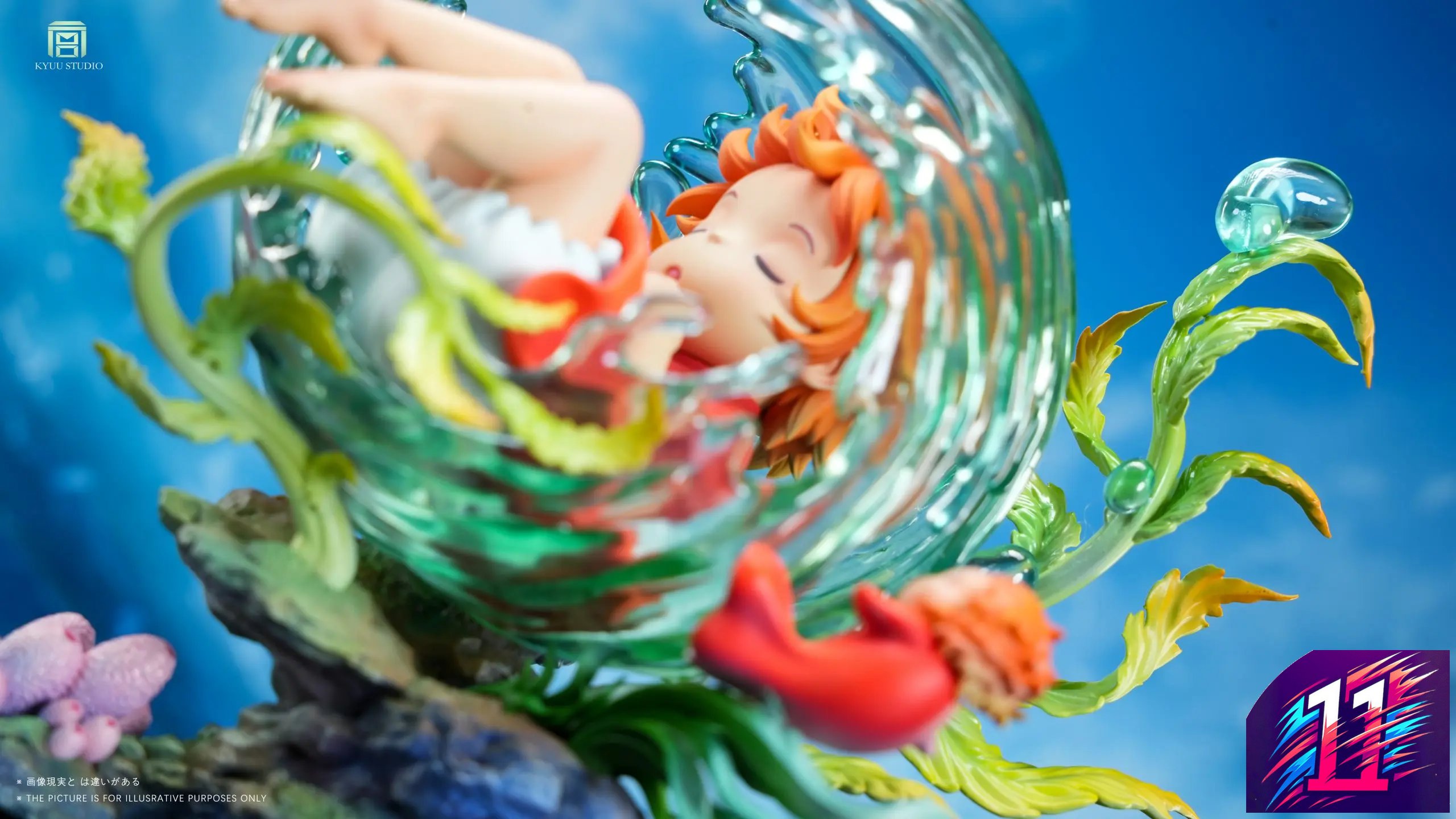 KYUU Studio - Hayao Miyazaki Whisper of Nature Series #2 Sleeping Ponyo Ponyo on the Cliff