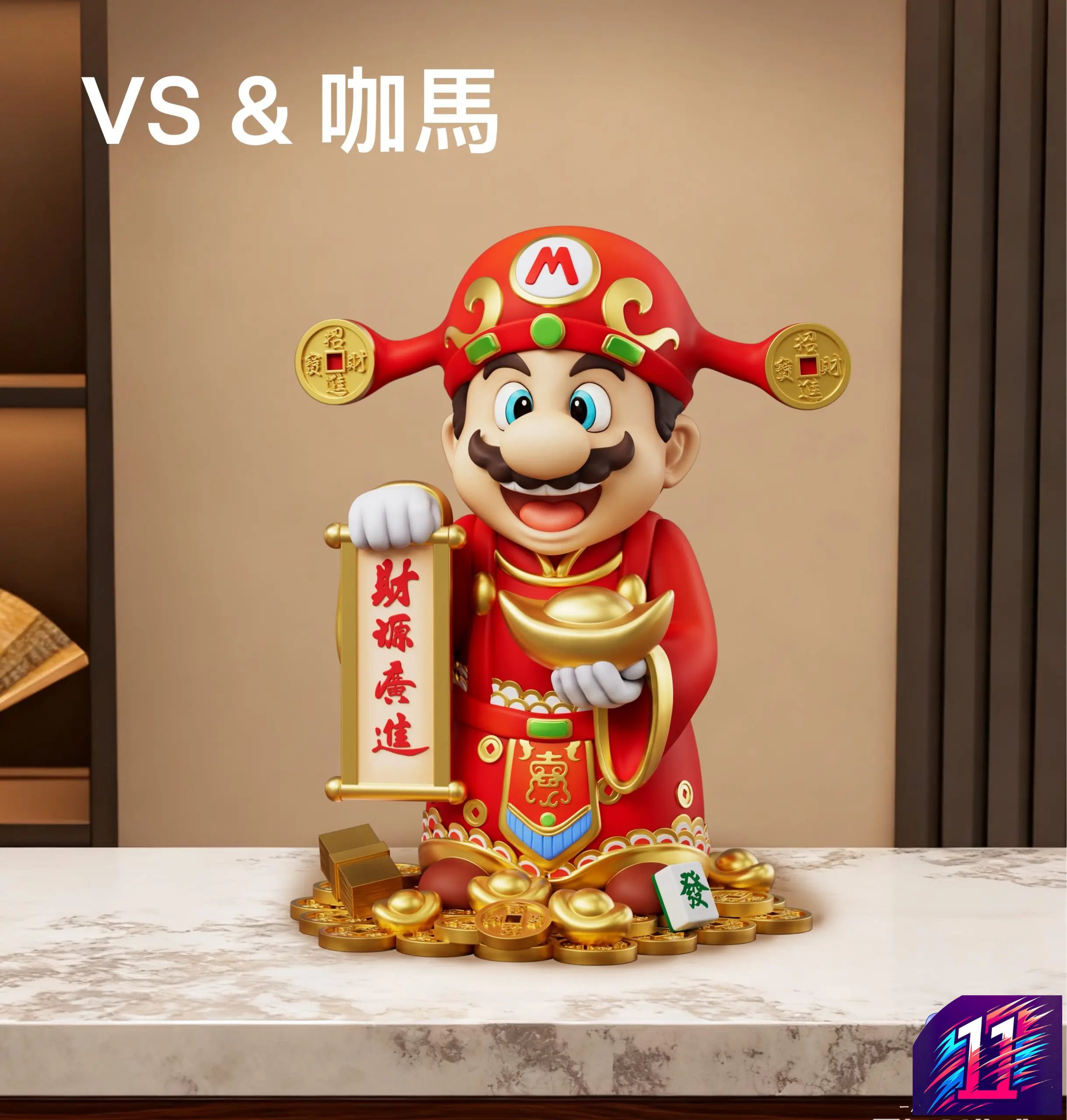 Ka Ma Mo Wan Studio X VS Studio - Fortune Mario Super Mario