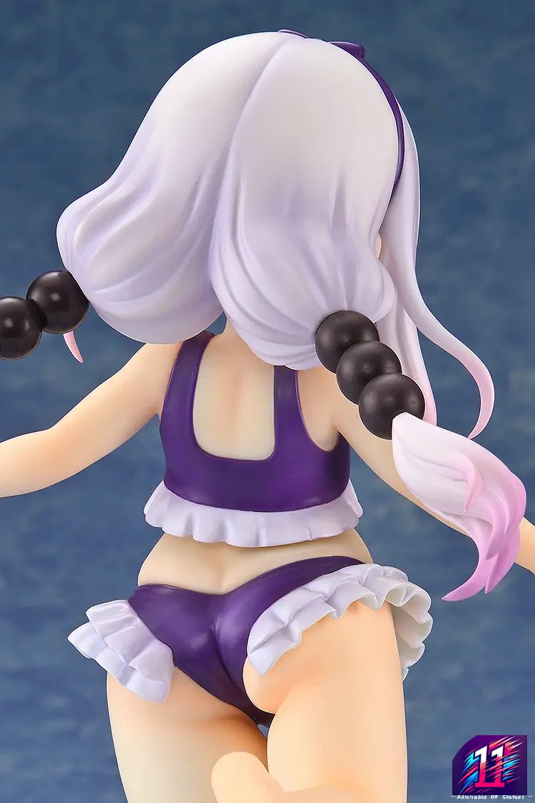 Kaitendoh - Miss Kobayashi%27s Dragon Maid Kanna Kamui: Excited to Wear a Swimsuit at Home Ver. (Purple) 1/6 Complete Figure (Licensed)