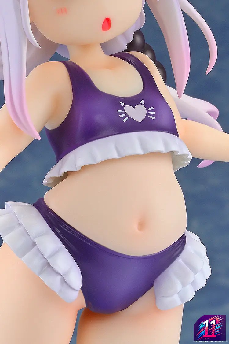 Kaitendoh - Miss Kobayashi%27s Dragon Maid Kanna Kamui: Excited to Wear a Swimsuit at Home Ver. (Purple) 1/6 Complete Figure (Licensed)