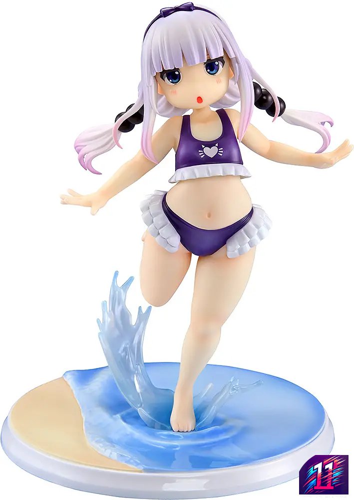Kaitendoh - Miss Kobayashi%27s Dragon Maid Kanna Kamui: Excited to Wear a Swimsuit at Home Ver. (Purple) 1/6 Complete Figure (Licensed)