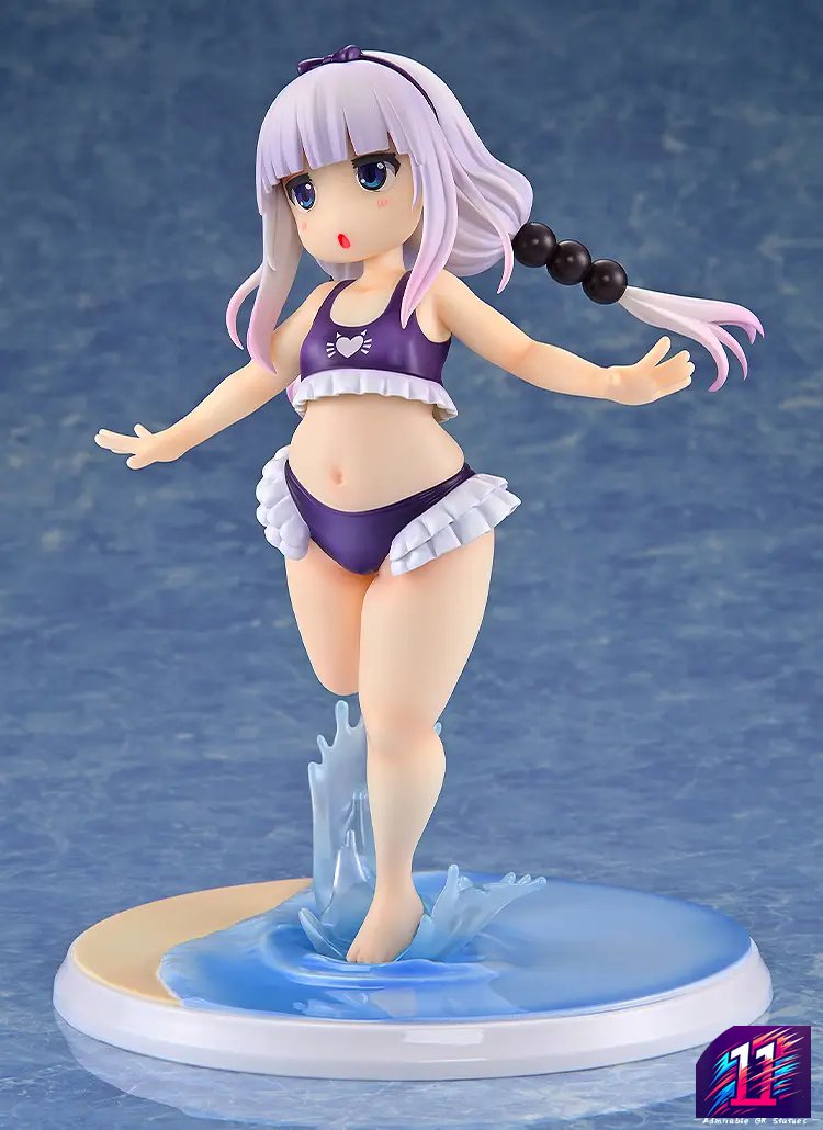 Kaitendoh - Miss Kobayashi%27s Dragon Maid Kanna Kamui: Excited to Wear a Swimsuit at Home Ver. (Purple) 1/6 Complete Figure (Licensed)
