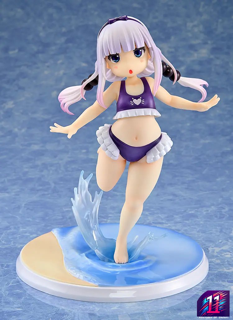 Kaitendoh - Miss Kobayashi%27s Dragon Maid Kanna Kamui: Excited to Wear a Swimsuit at Home Ver. (Purple) 1/6 Complete Figure (Licensed)