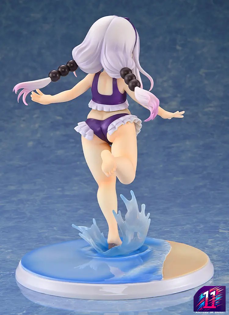 Kaitendoh - Miss Kobayashi%27s Dragon Maid Kanna Kamui: Excited to Wear a Swimsuit at Home Ver. (Purple) 1/6 Complete Figure (Licensed)