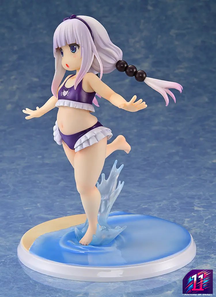 Kaitendoh - Miss Kobayashi%27s Dragon Maid Kanna Kamui: Excited to Wear a Swimsuit at Home Ver. (Purple) 1/6 Complete Figure (Licensed)