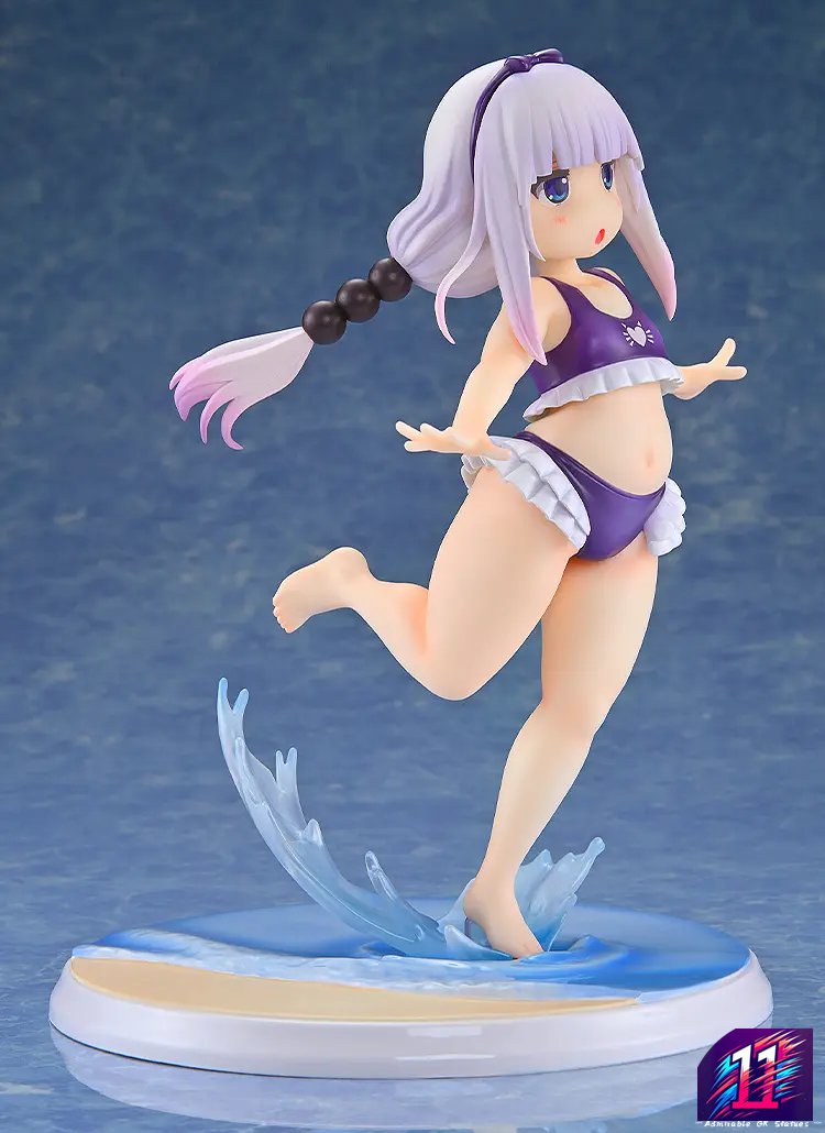 Kaitendoh - Miss Kobayashi%27s Dragon Maid Kanna Kamui: Excited to Wear a Swimsuit at Home Ver. (Purple) 1/6 Complete Figure (Licensed)