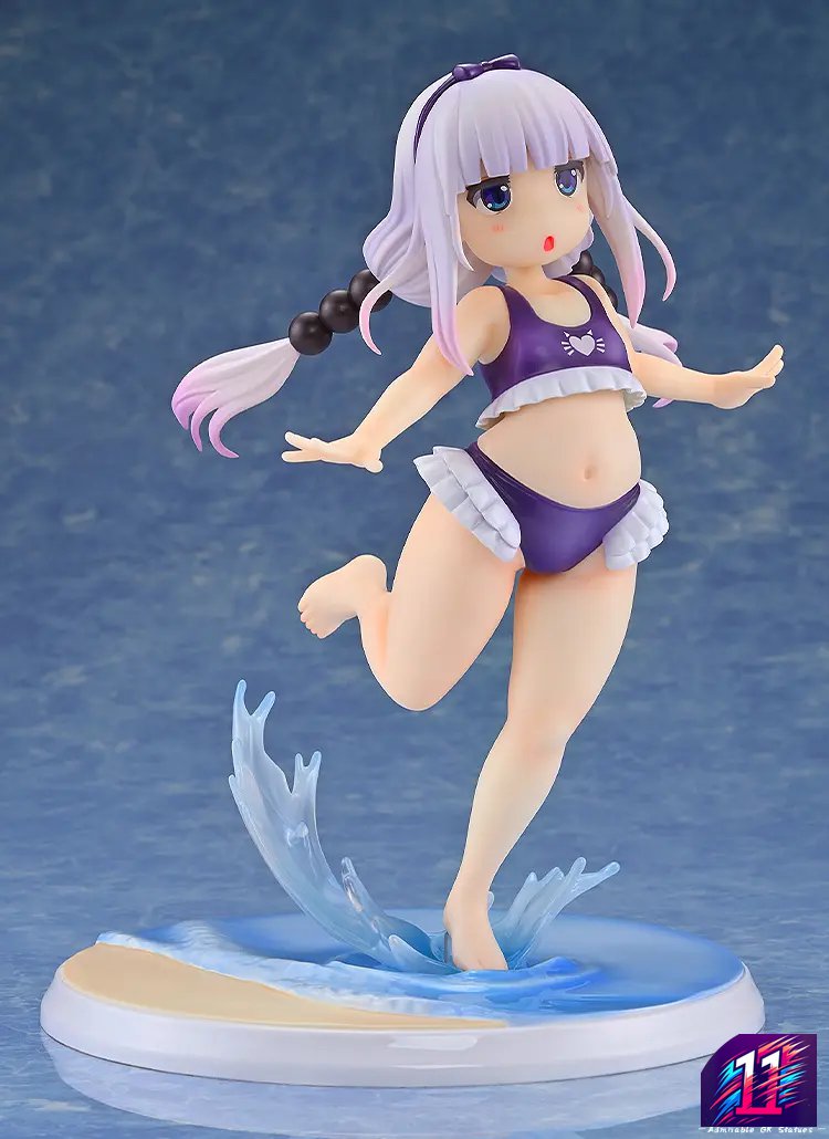 Kaitendoh - Miss Kobayashi%27s Dragon Maid Kanna Kamui: Excited to Wear a Swimsuit at Home Ver. (Purple) 1/6 Complete Figure (Licensed)