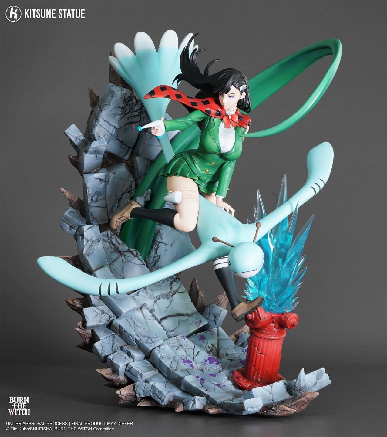 BURN THE WITCH　ニニー　キャンバスアート　klub outside Kitsune Statue Studio – BURN THE WITCH Noel Niihashi