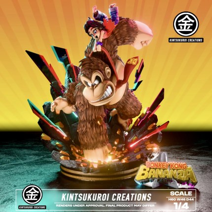 Kintsukuroi Creations Studio - Donkey Kong Bananza DK Bananza Diorama 1/4 Scale Kintsukuroi Creations Studio - Donkey Kong Bananza DK Bananza Diorama 1/4 Scale