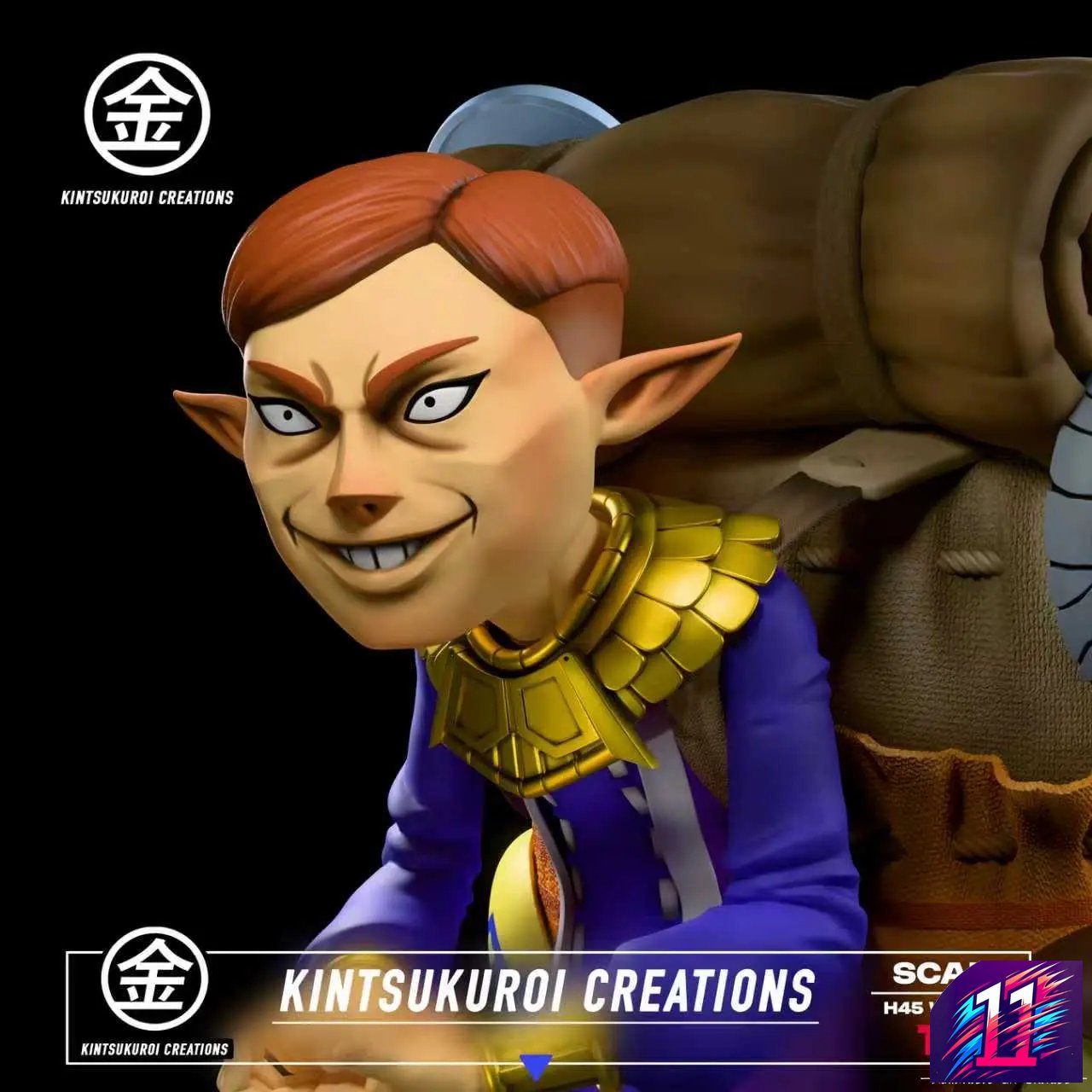 Kintsukuroi Creations Studio - Happy X Angry Mask Salesman The Legend of Zelda