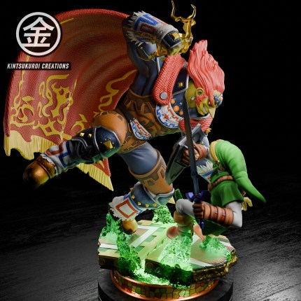 Kintsukuroi Creations Studio - The Legend of Zelda Link VS Ganondorf Kintsukuroi Creations Studio - The Legend of Zelda Link VS Ganondorf
