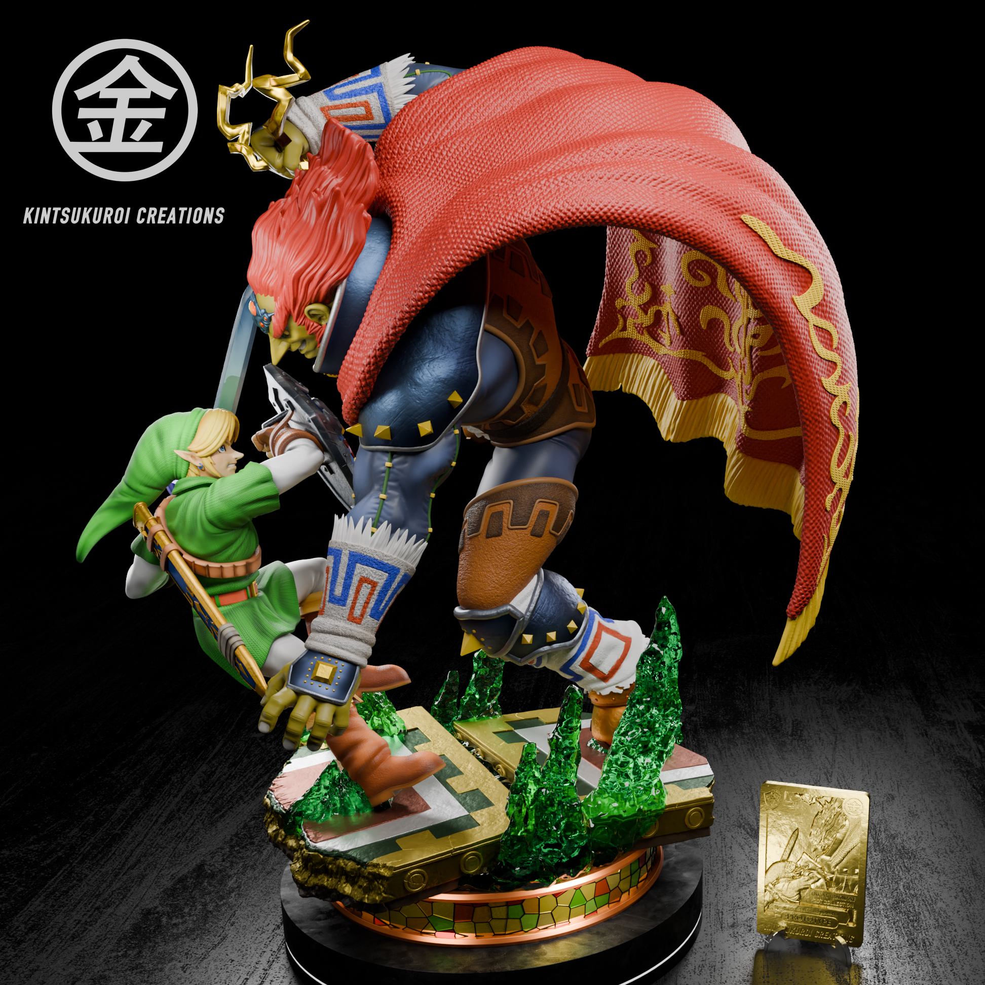 Kintsukuroi Creations Studio - The Legend of Zelda Link VS Ganondorf