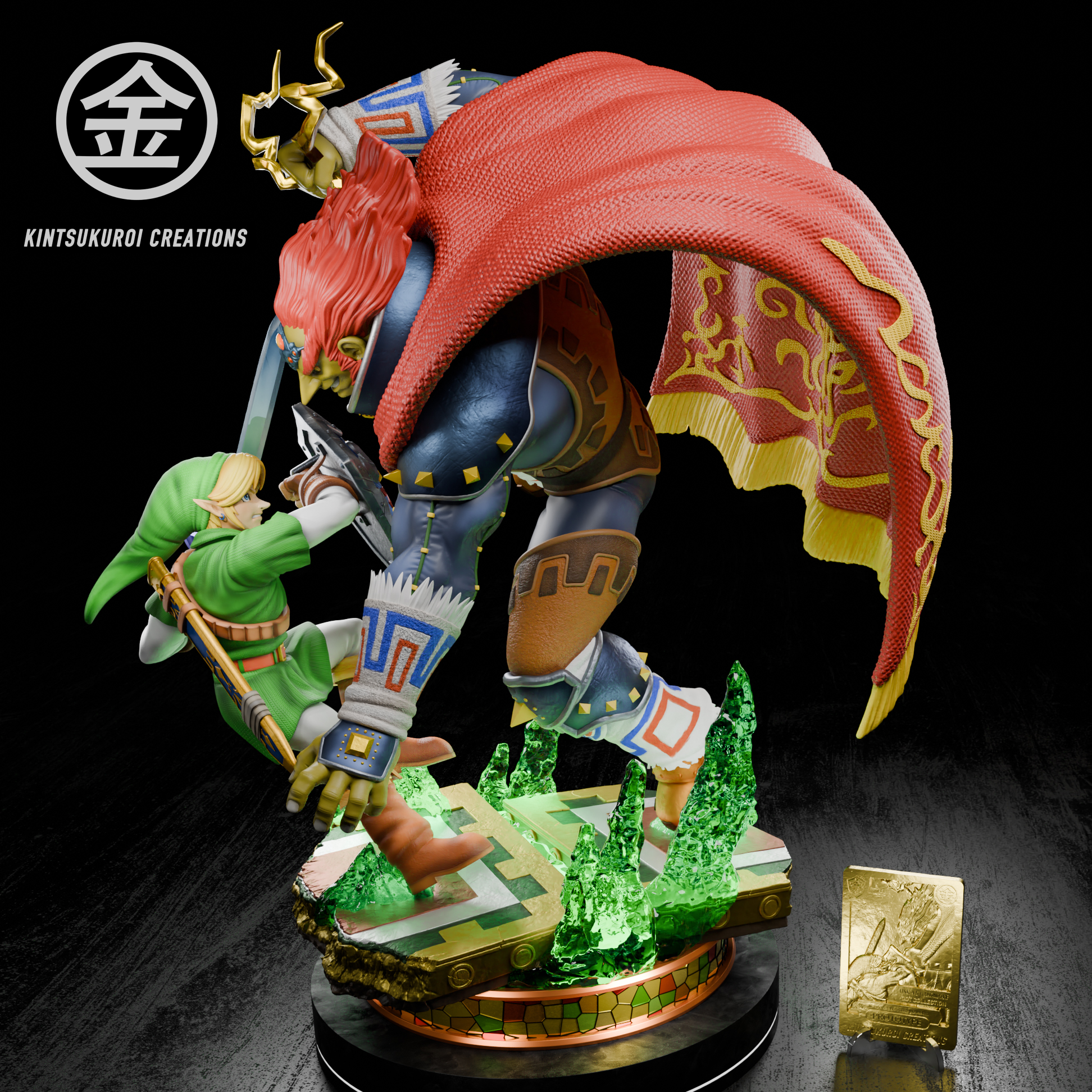 Kintsukuroi Creations Studio - The Legend of Zelda Link VS Ganondorf