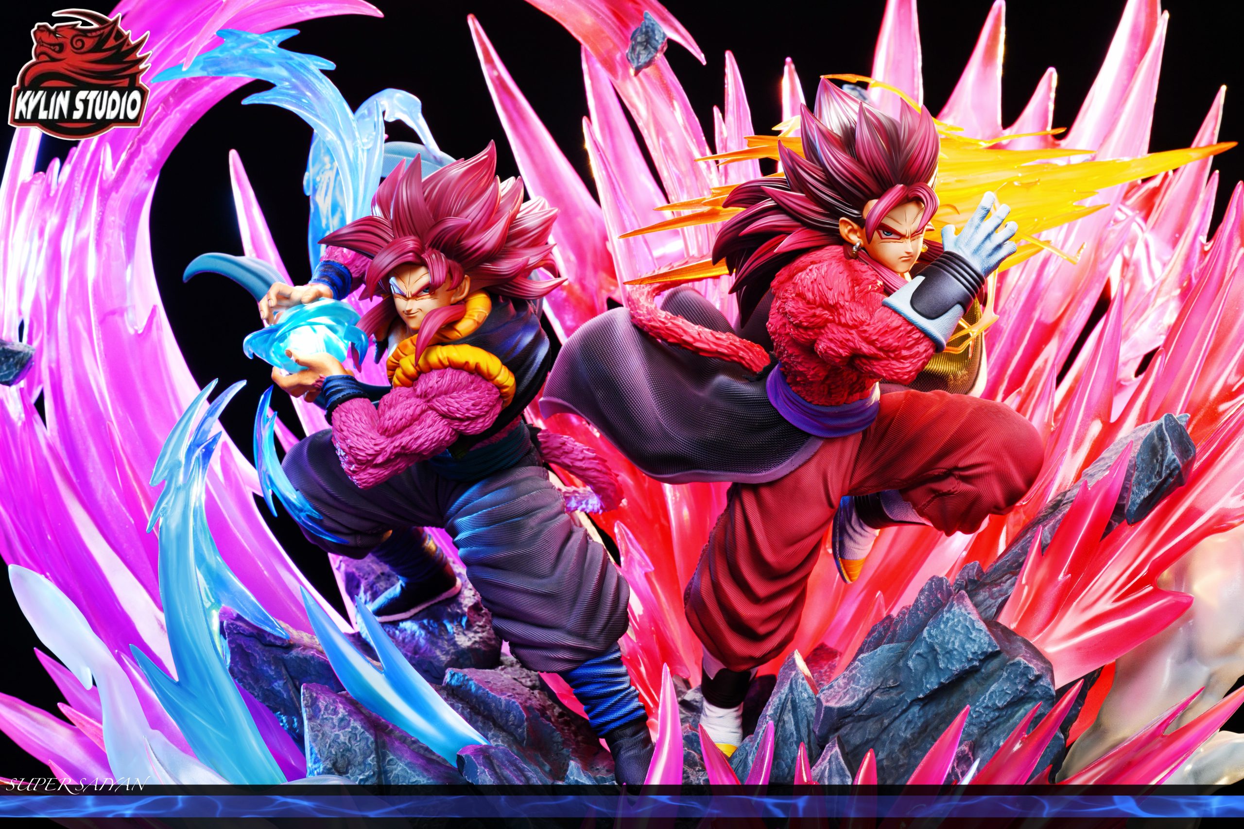 Kylin Studio - Dragon Ball Classic Characters Series #12 Super Saiyan 4 Gogeta & Vegito