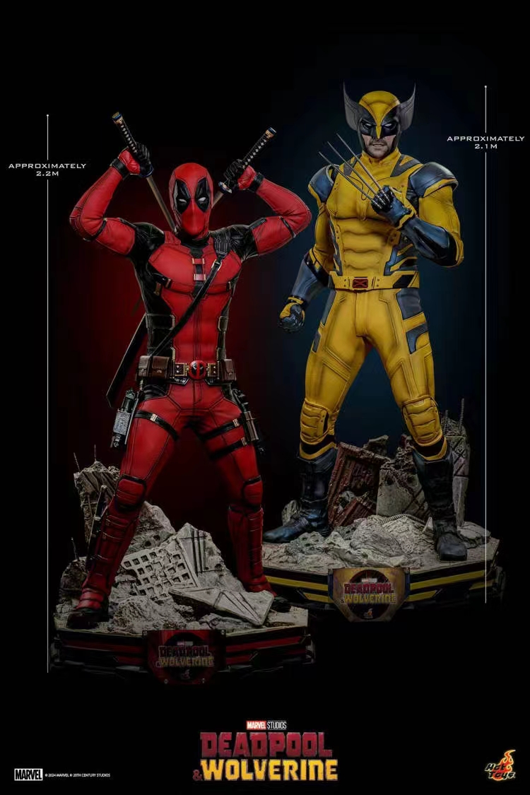 MARVEL　フィギュア　まとめ売り　DEADPOOL　WOLVERINE HOTTOYS Studio – Marvel Deadpool & Wolverine STA2401