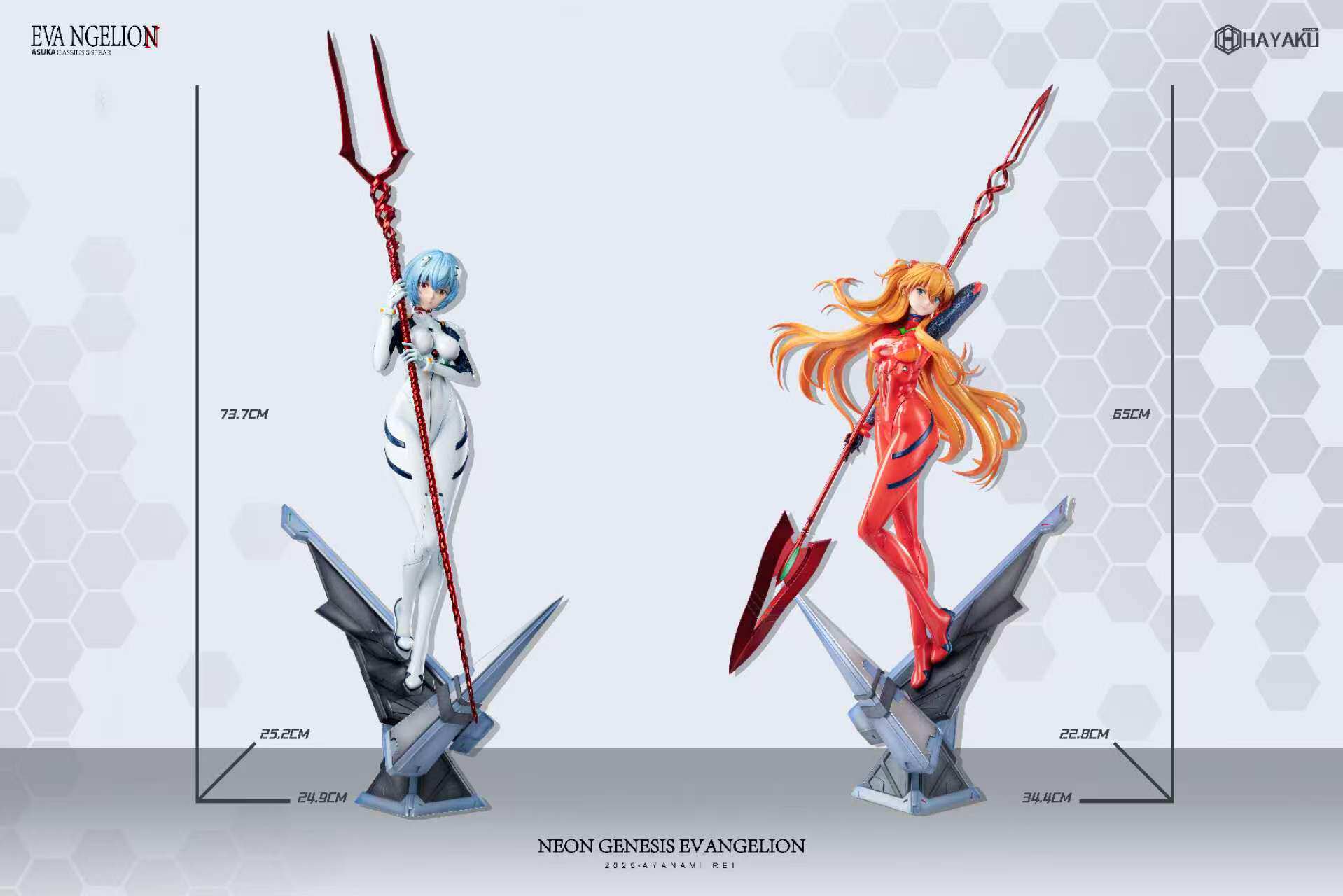 HAYAKU Studio - Rei Ayanami X Asuka Langley Sohryu Neon Genesis Evangelion