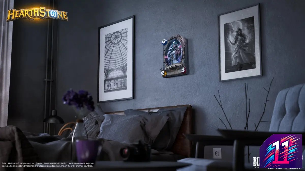 HEX Collectibles - Blizzard Hearthstone X Tyrande Whisperwind Art Statue HEXFRAME03 (Licensed)