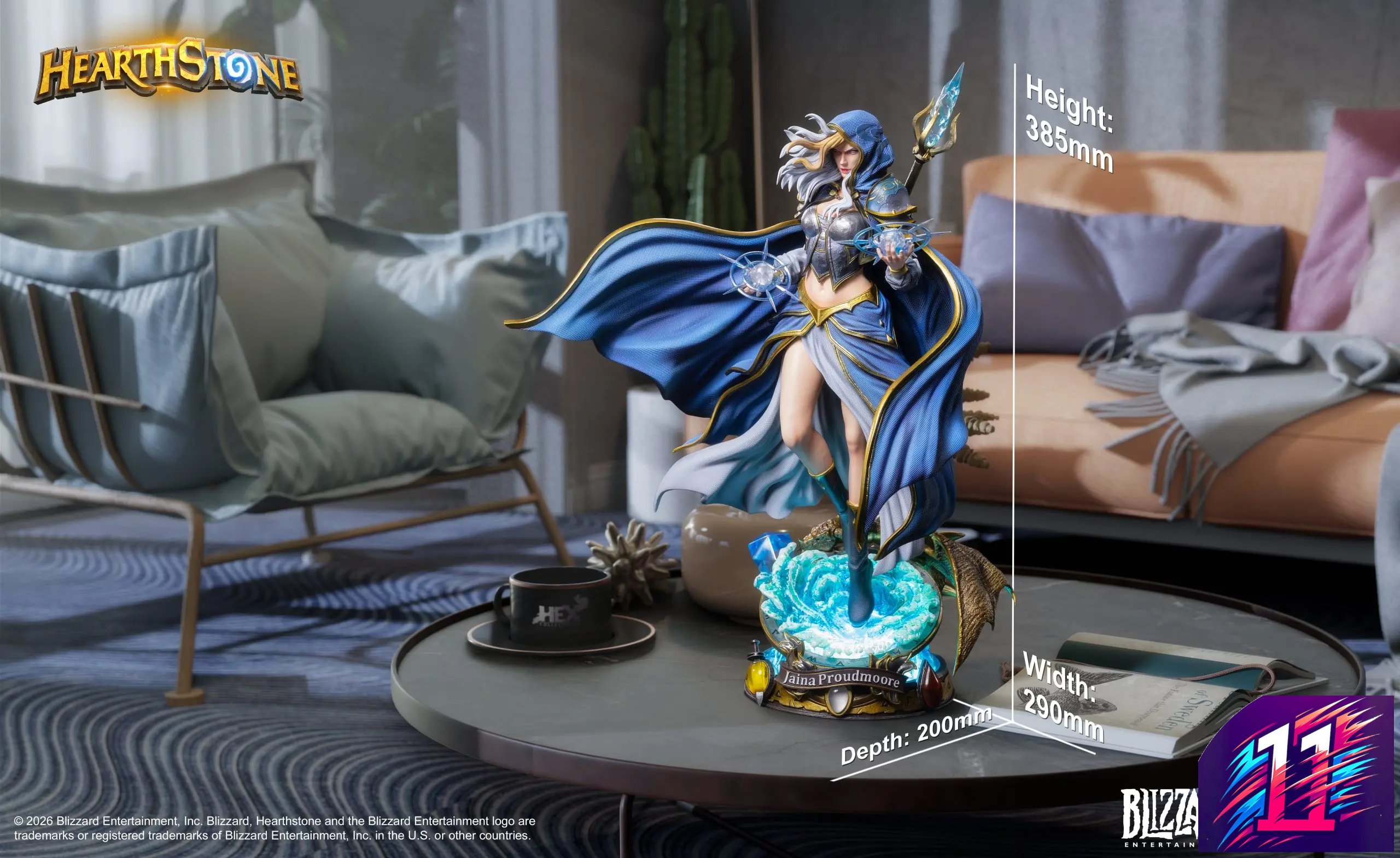 HEX Collectibles X Blizzard Entertainment - Hearthstone 1/6 Jaina Proudmoore HEXHS13 (Licensed)