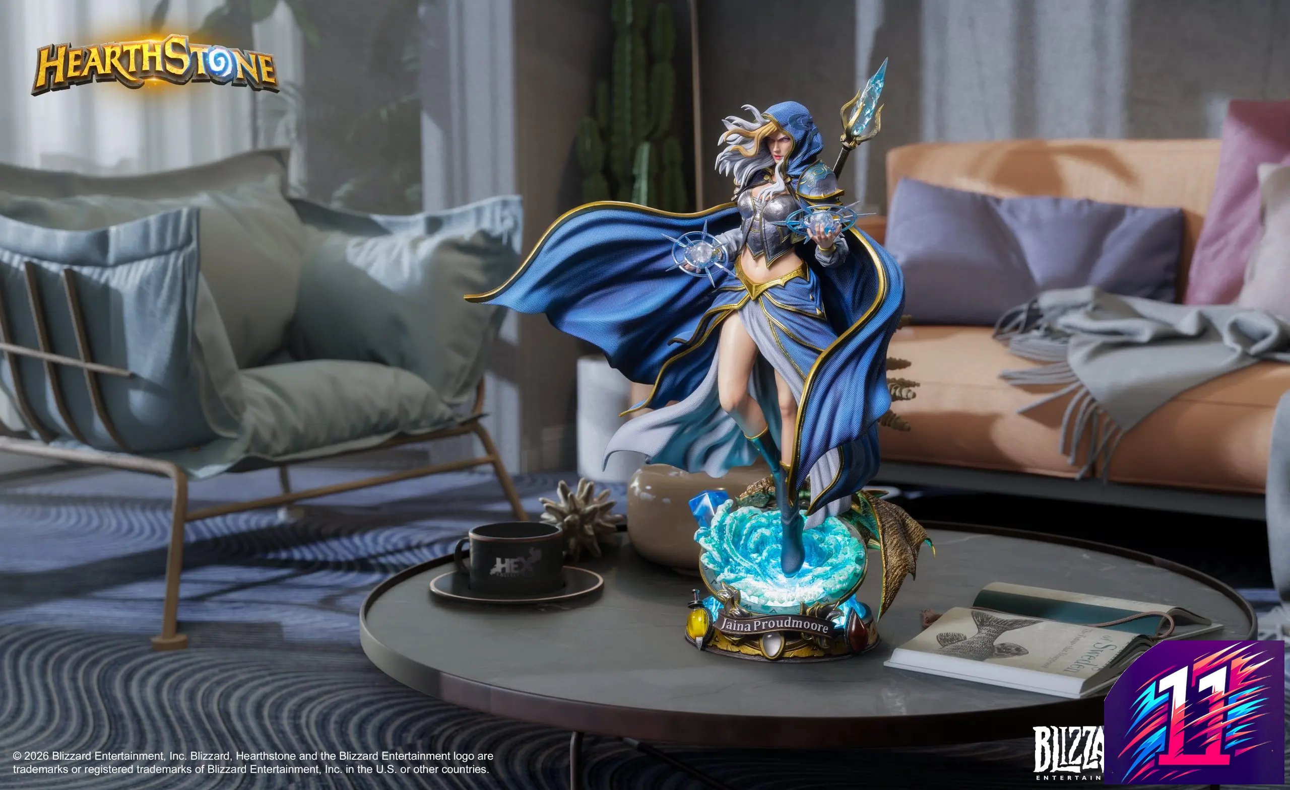 HEX Collectibles X Blizzard Entertainment - Hearthstone 1/6 Jaina Proudmoore HEXHS13 (Licensed)