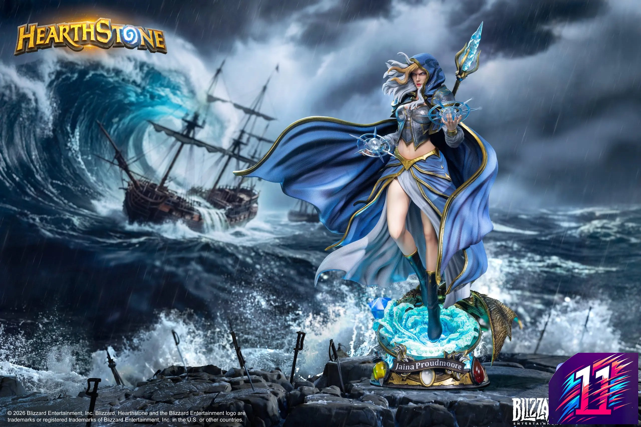 HEX Collectibles X Blizzard Entertainment - Hearthstone 1/6 Jaina Proudmoore HEXHS13 (Licensed)