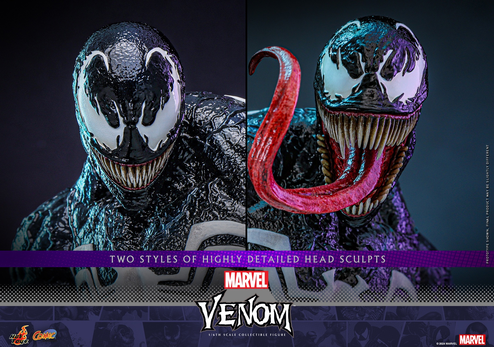 Hottoys Studio - Marvel Comics Venom 1/6 scale collectible figure​ CMS023