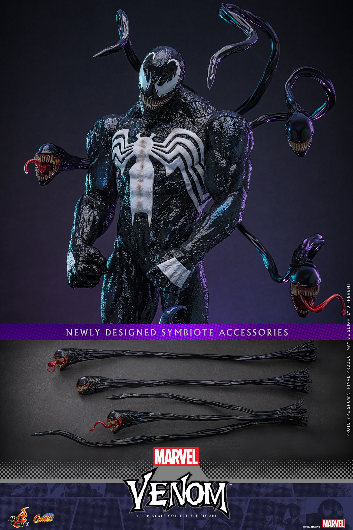 Hottoys Studio - Marvel Comics Venom 1/6 scale collectible figure​ CMS023