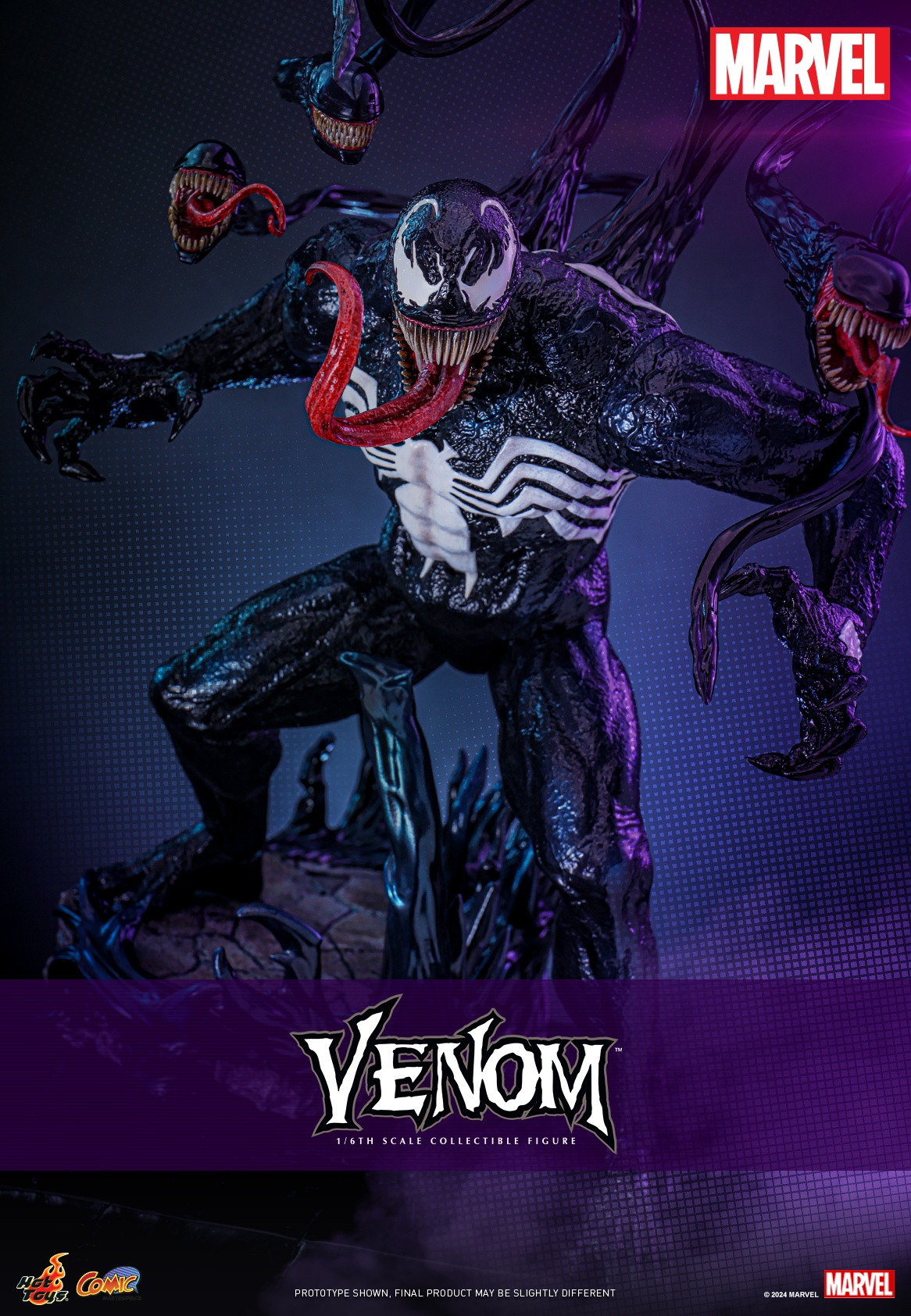 Hottoys Studio - Marvel Comics Venom 1/6 scale collectible figure​ CMS023