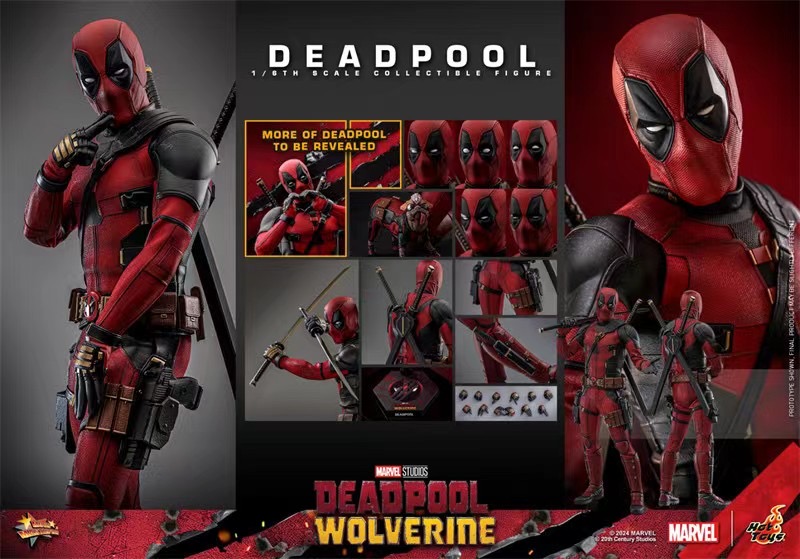 Hottoys Studio - Marvel Deadpool & Wolverine Deadpool 16 MMS746 (Licensed)