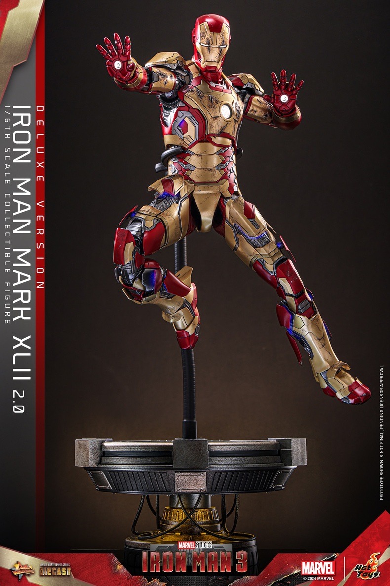 Hottoys Studio – Marvel Iron Man3 Iron Man Mark42 (2.0) MMS758D65
