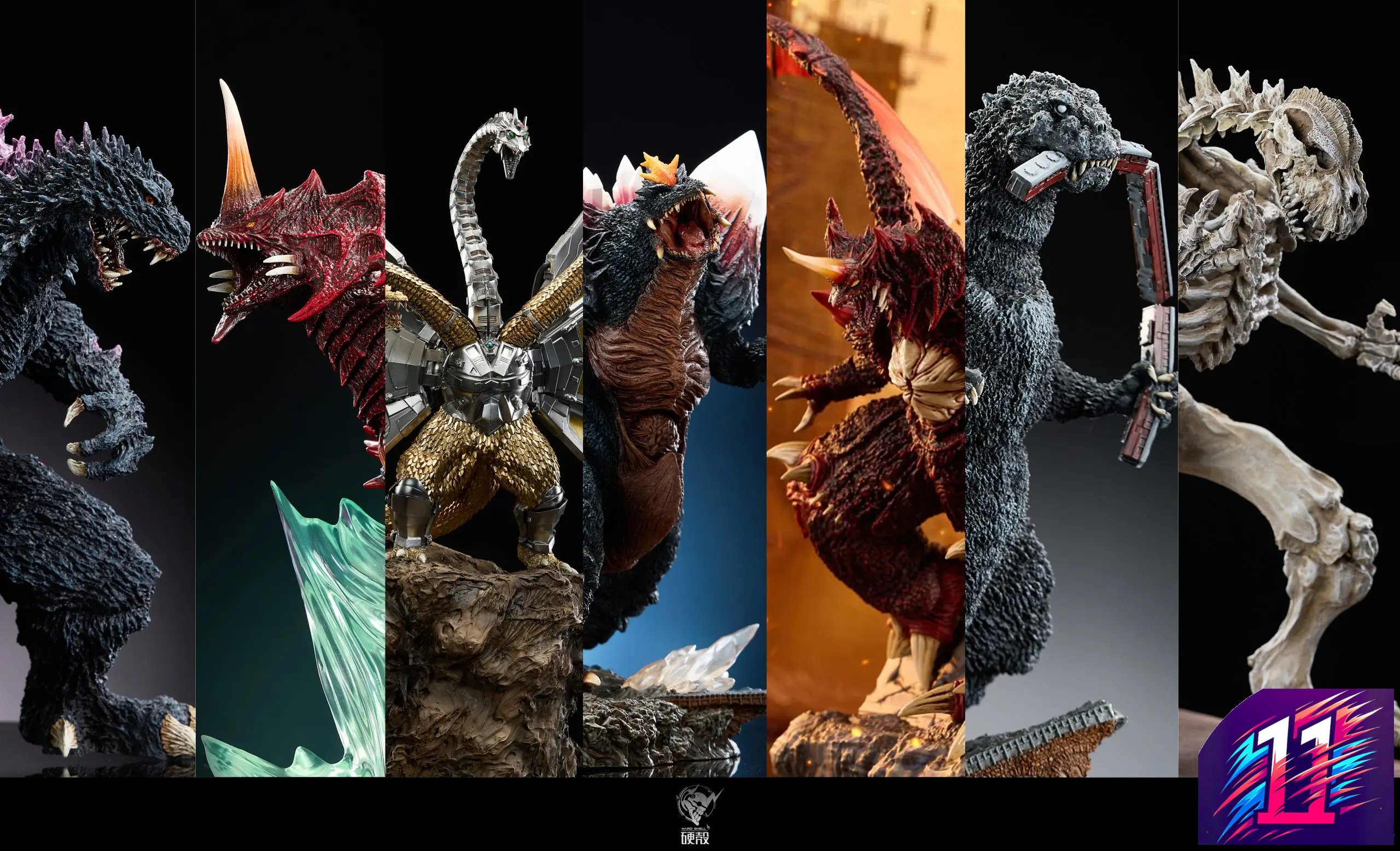 Hard Shell Studio - Original Godzilla%27s skeleton Godzilla