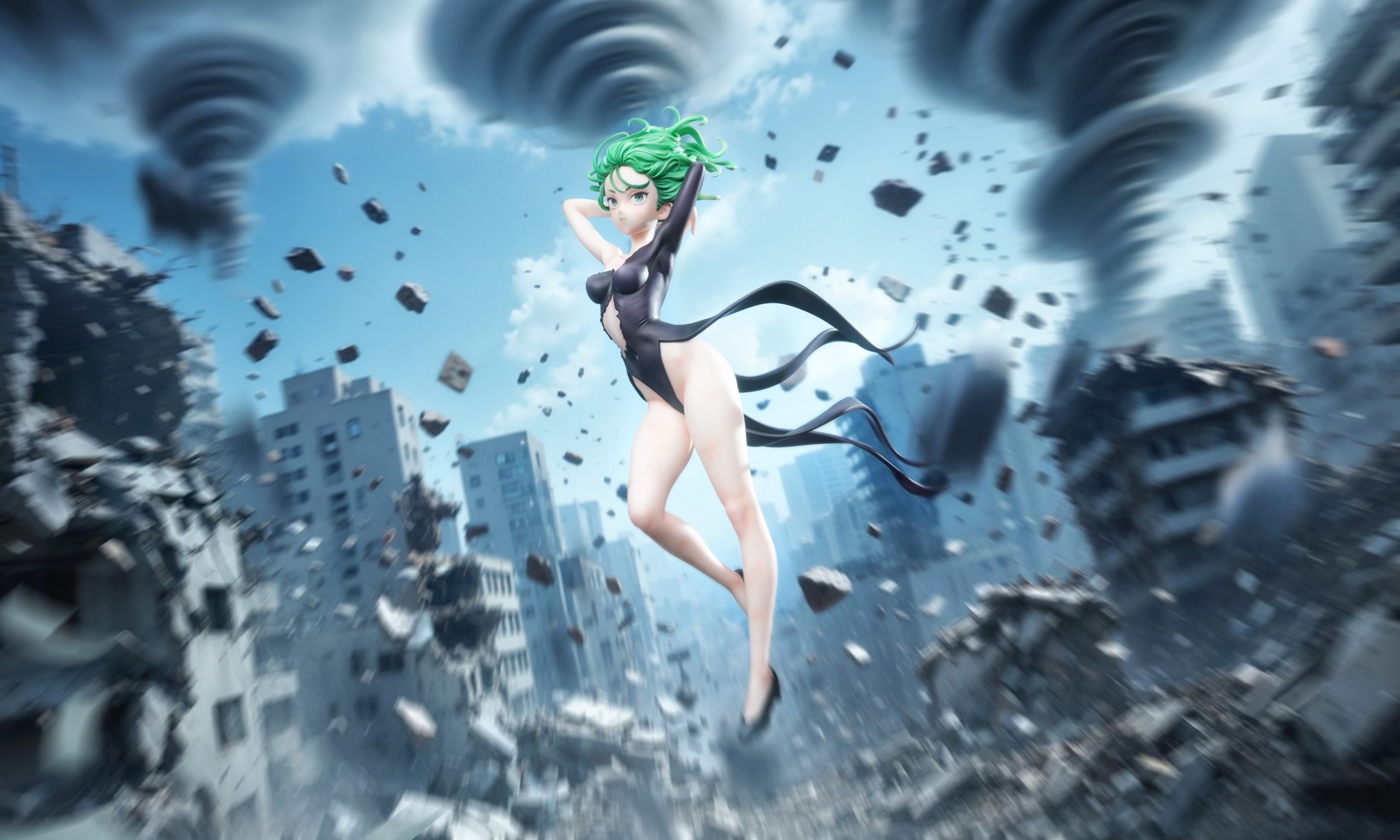 HeRa Studio - One Punch Man Tatsumaki The Tornado of Terror 1/4 GK Statue