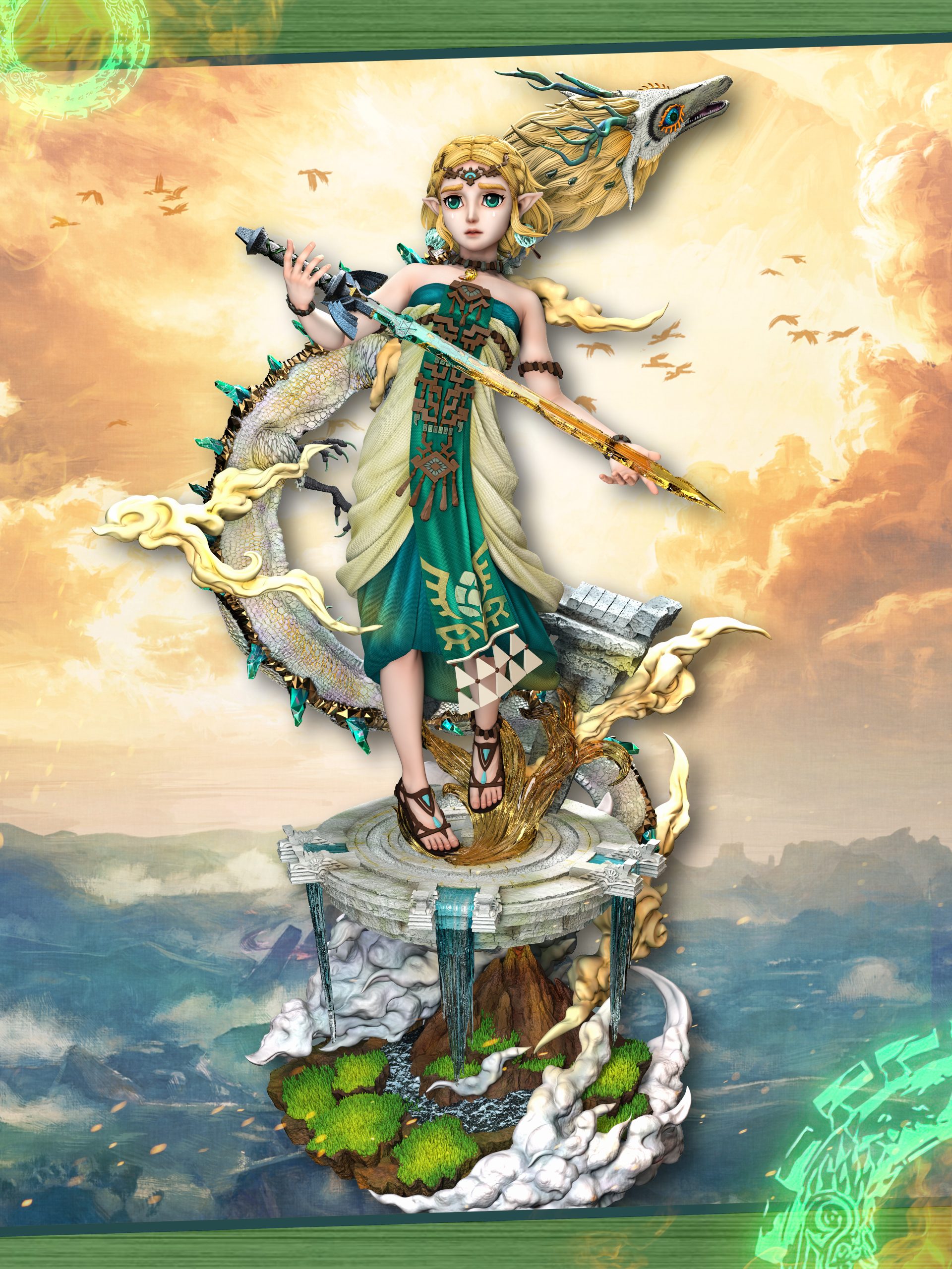Hero Belief Studio & Hunter Fan Studio - The Legend of Zelda Princess Zelda