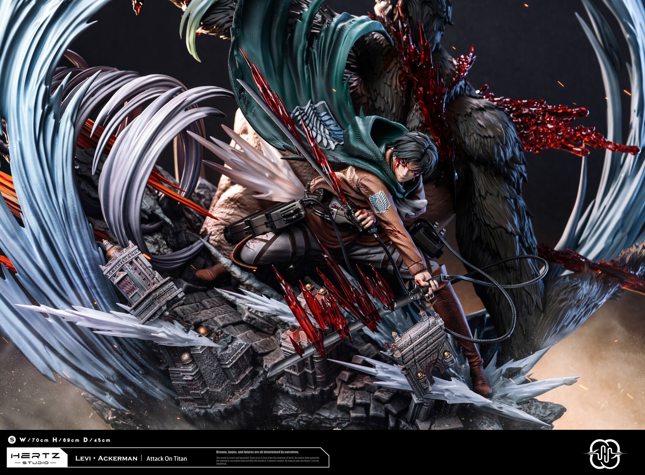 Hertz Studio Attack On Titan 1 Levi Ackerman Vs Beast Titan