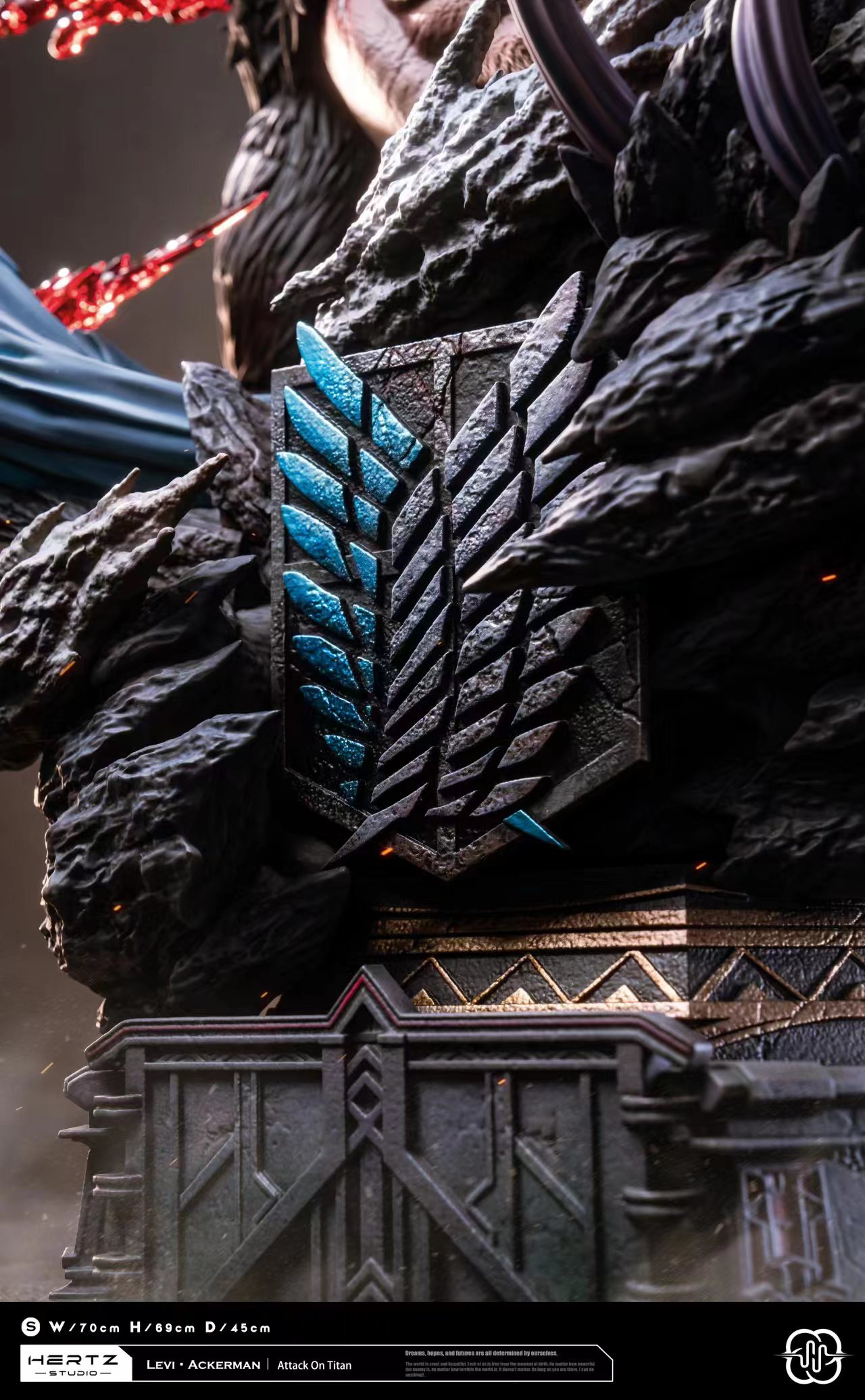 Hertz Studio Attack On Titan 1 Levi Ackerman Vs Beast Titan