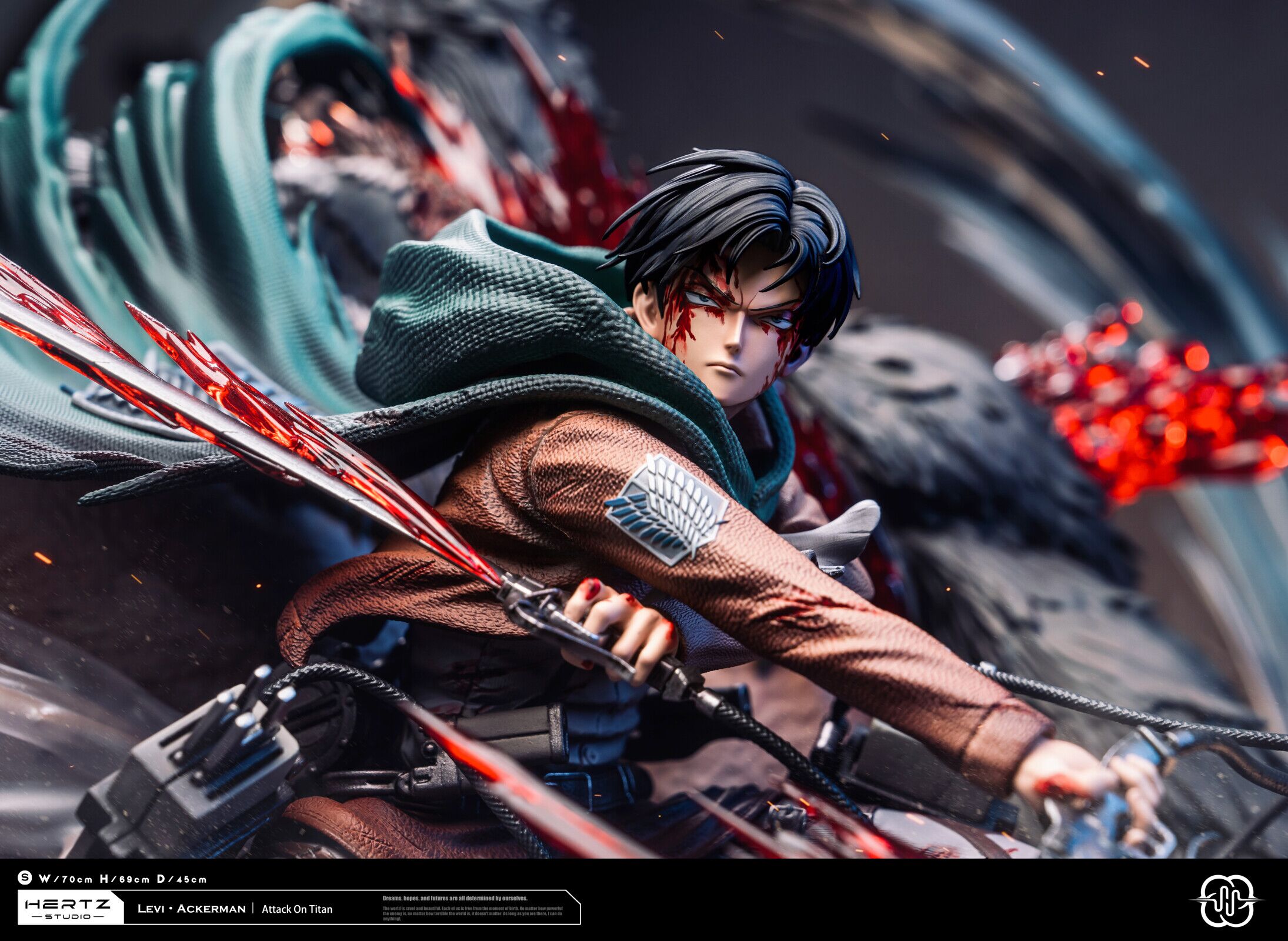 Hertz Studio Attack On Titan 1 Levi Ackerman Vs Beast Titan