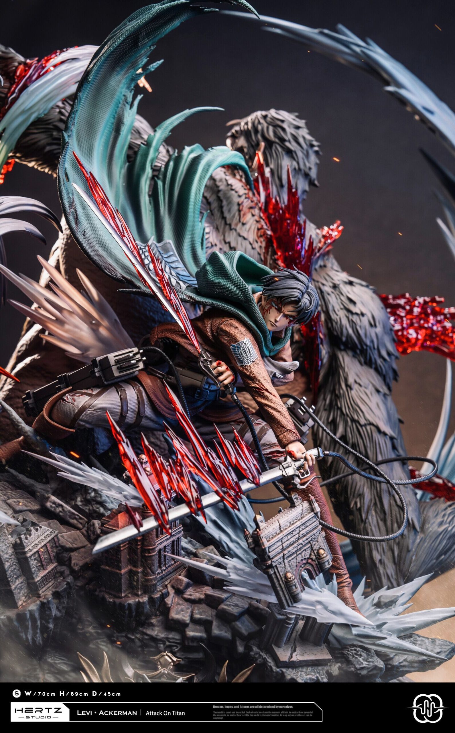 Hertz Studio Attack On Titan 1 Levi Ackerman Vs Beast Titan