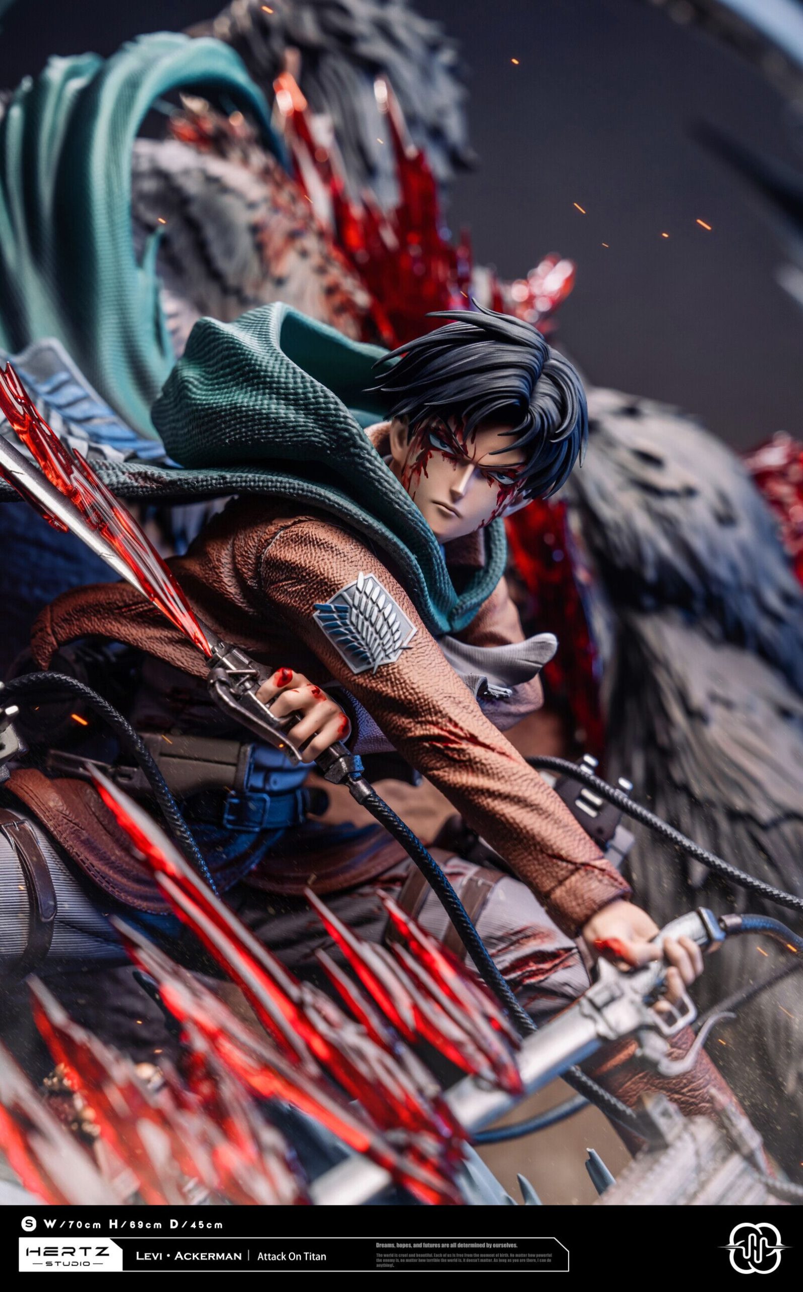 Hertz Studio Attack On Titan 1 Levi Ackerman Vs Beast Titan