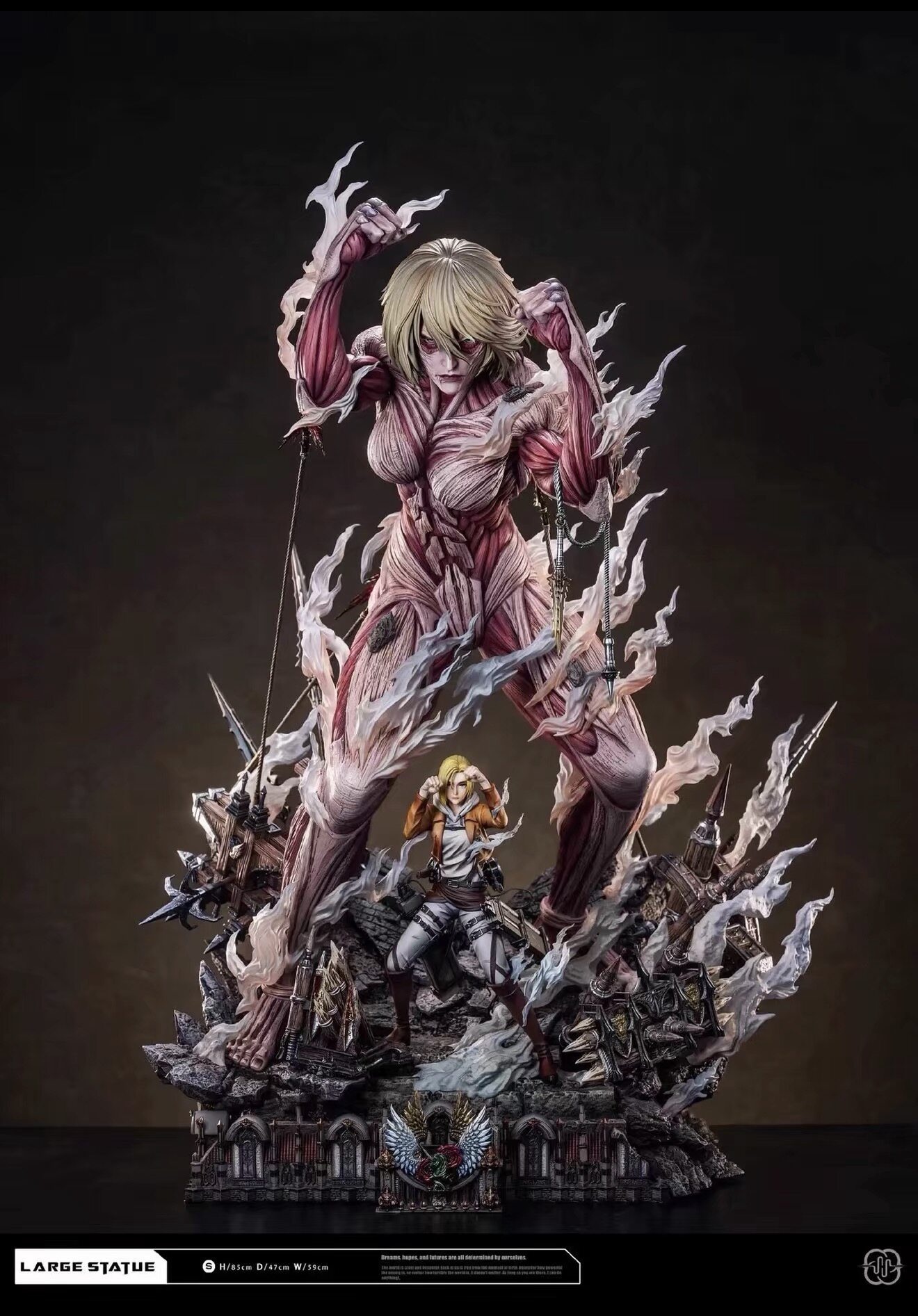 Hertz Studio - Attack Titan X Female Titan X Mikasa Ackerman Attack on Titan