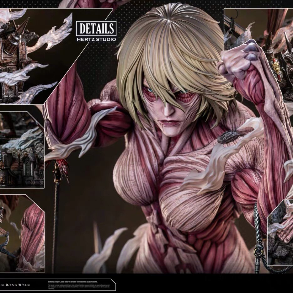 Hertz Studio - Attack Titan X Female Titan X Mikasa Ackerman Attack on Titan