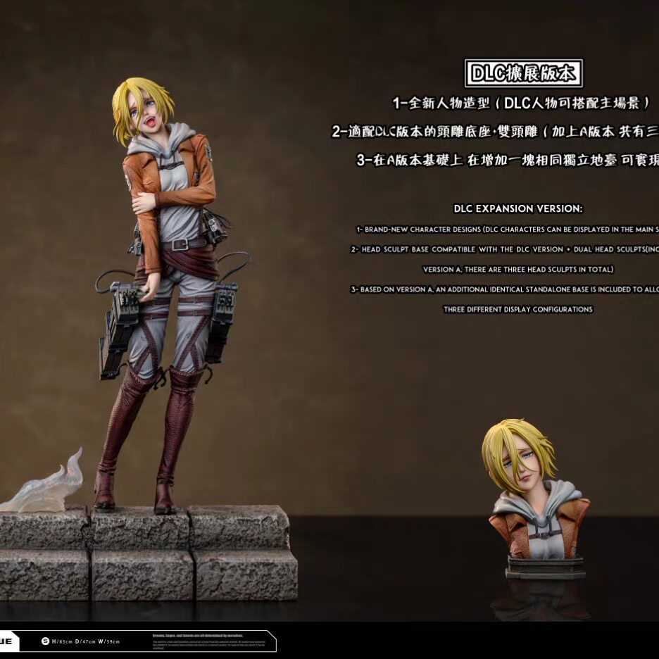 Hertz Studio - Attack Titan X Female Titan X Mikasa Ackerman Attack on Titan