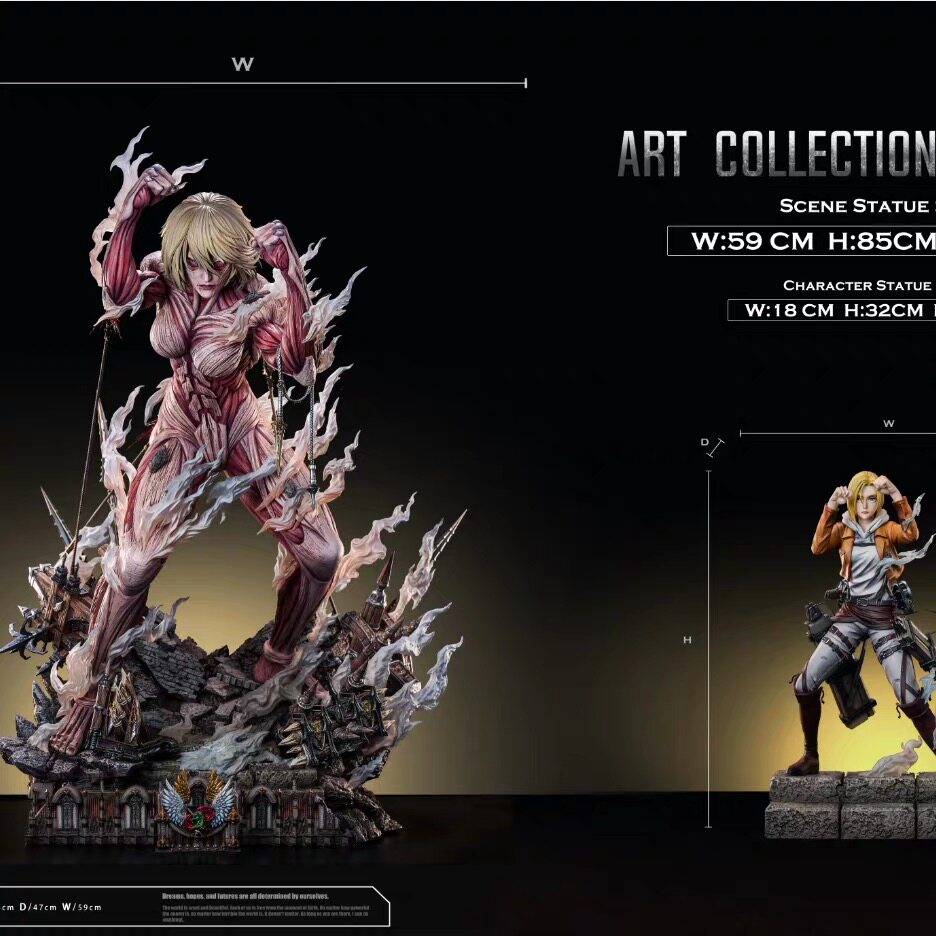 Hertz Studio - Attack Titan X Female Titan X Mikasa Ackerman Attack on Titan