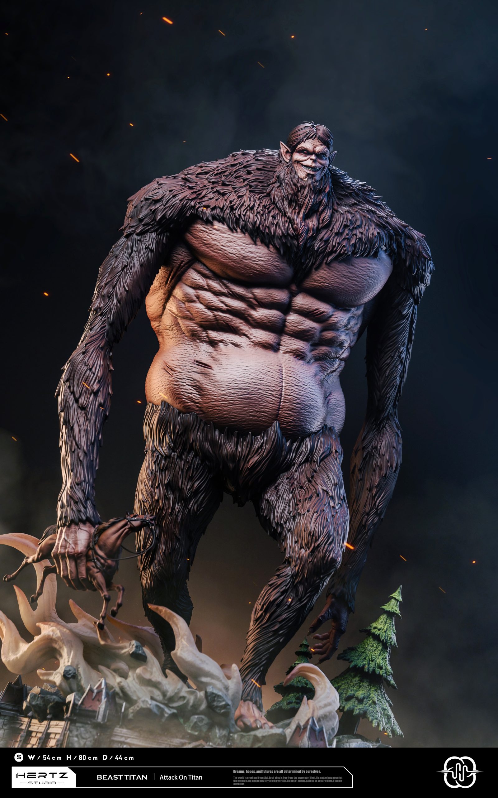 Hertz Studio – Attack on Titan Beast Titan Zeke Jaeger