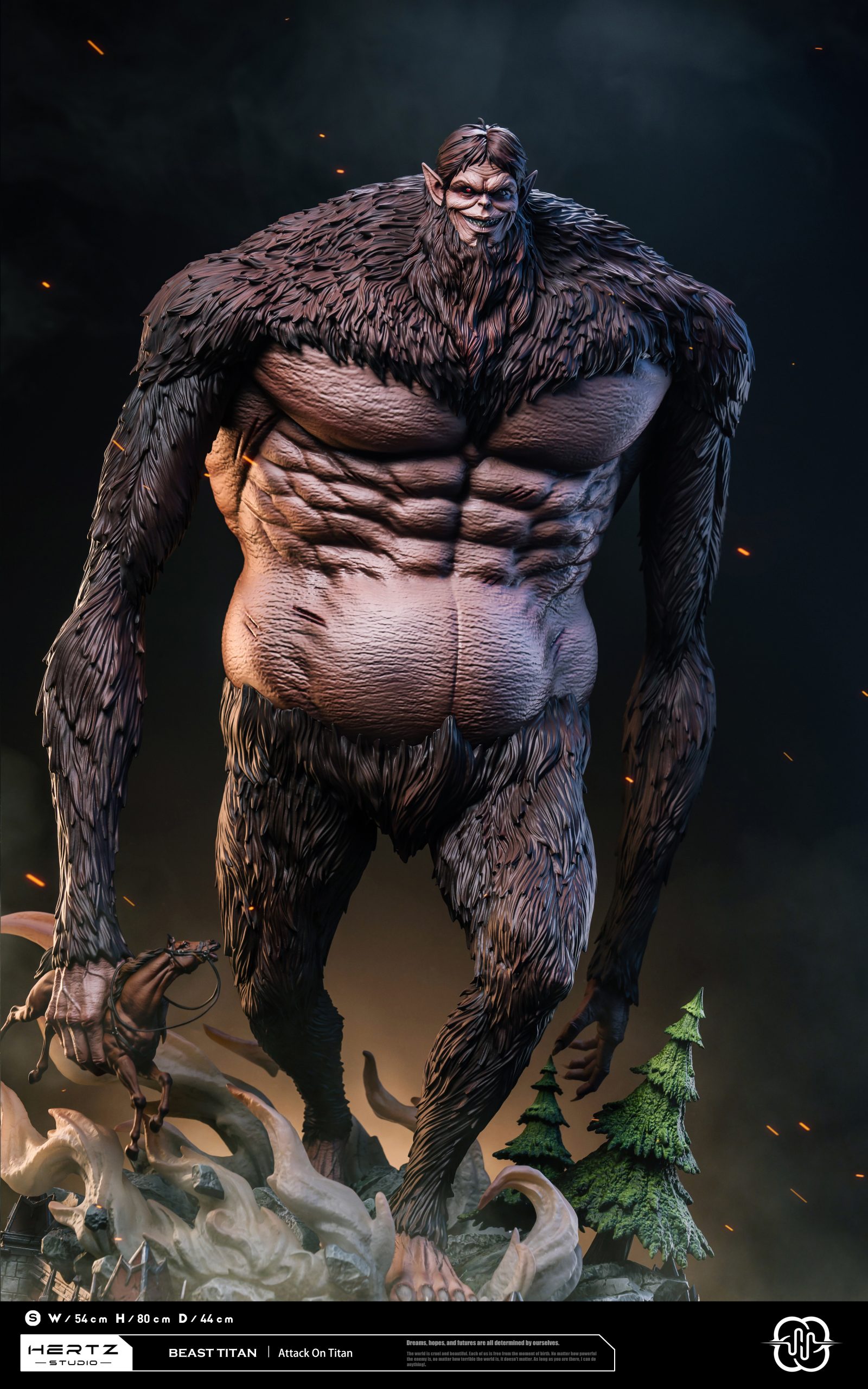 Hertz Studio – Attack on Titan Beast Titan Zeke Jaeger - elevenGK