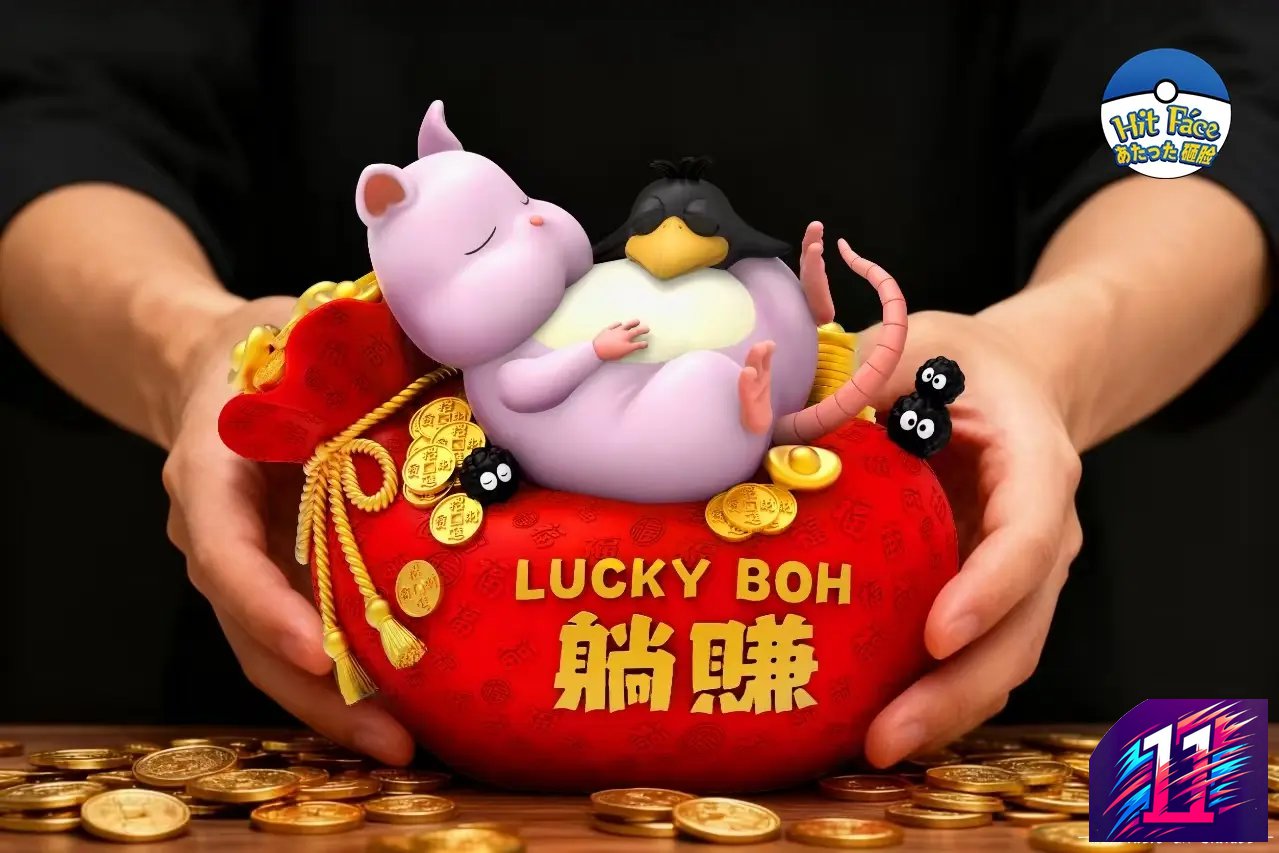 Hit Face Studio - Lucky Boh Laying Down and Earning Spirited Away