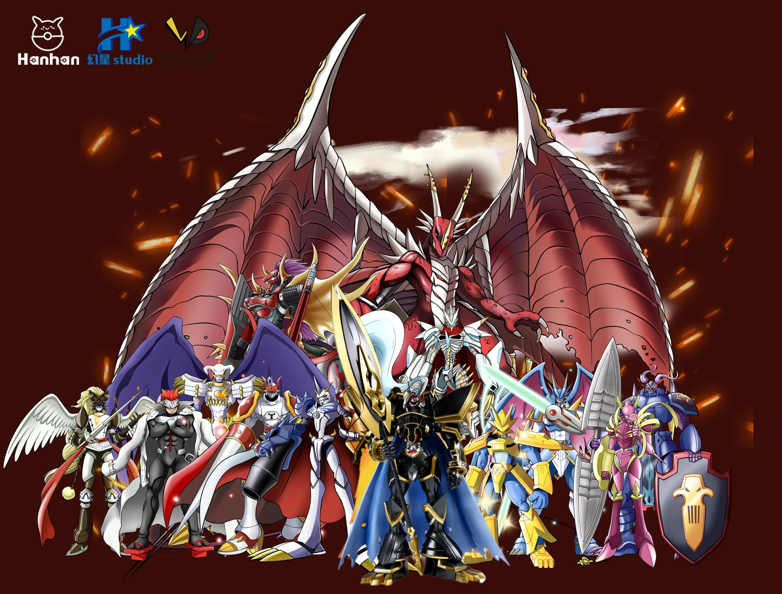 Huan Xing Studio & HanHan Studio – Digimon 13 Royal Knights